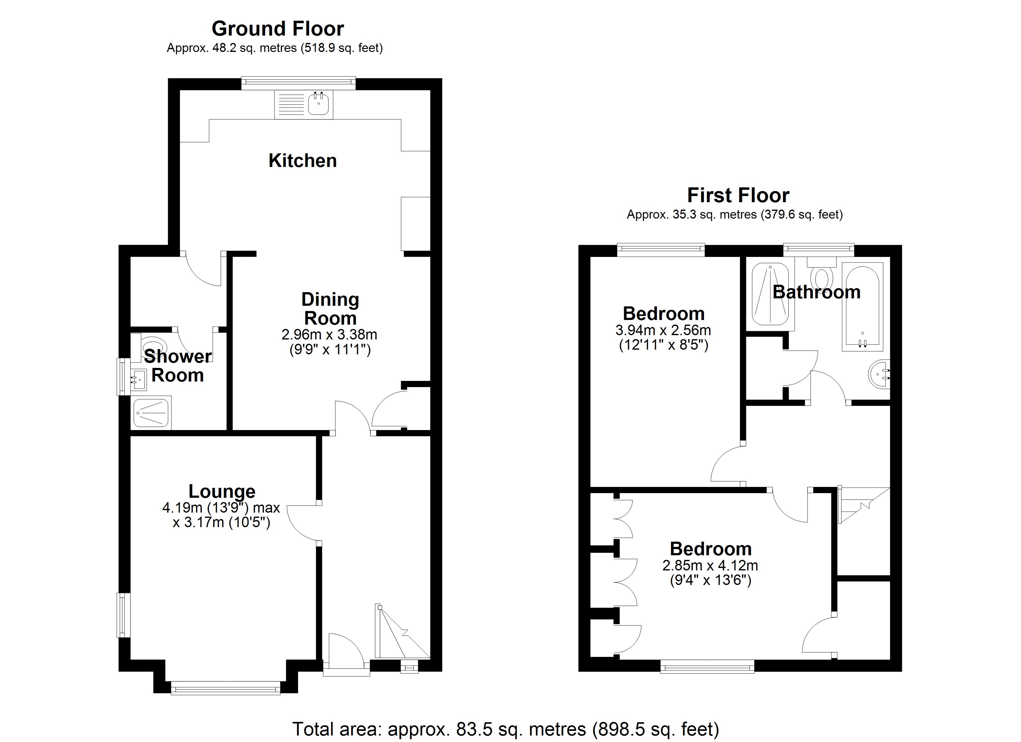 Floorplan for Redlands Road, Solihull