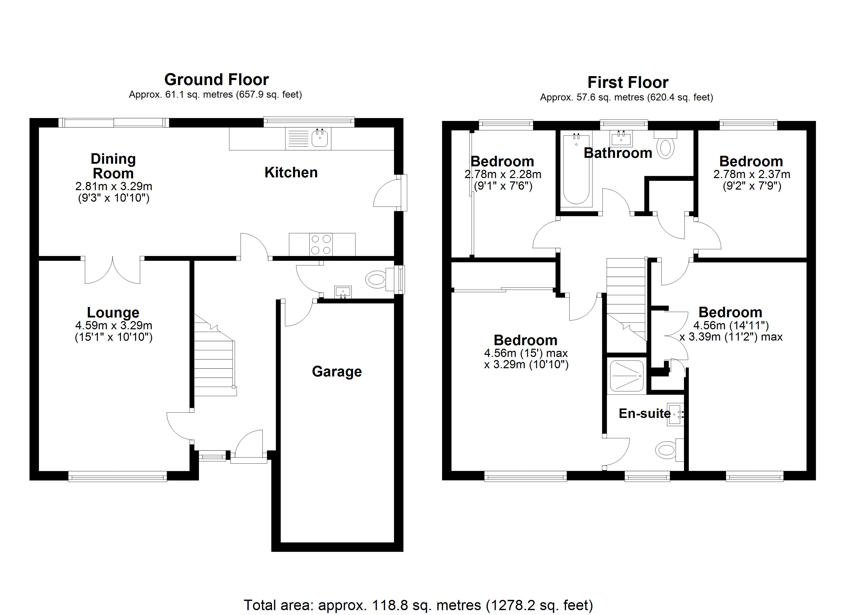 Floorplan for Ashbrook Crescent, Solihull