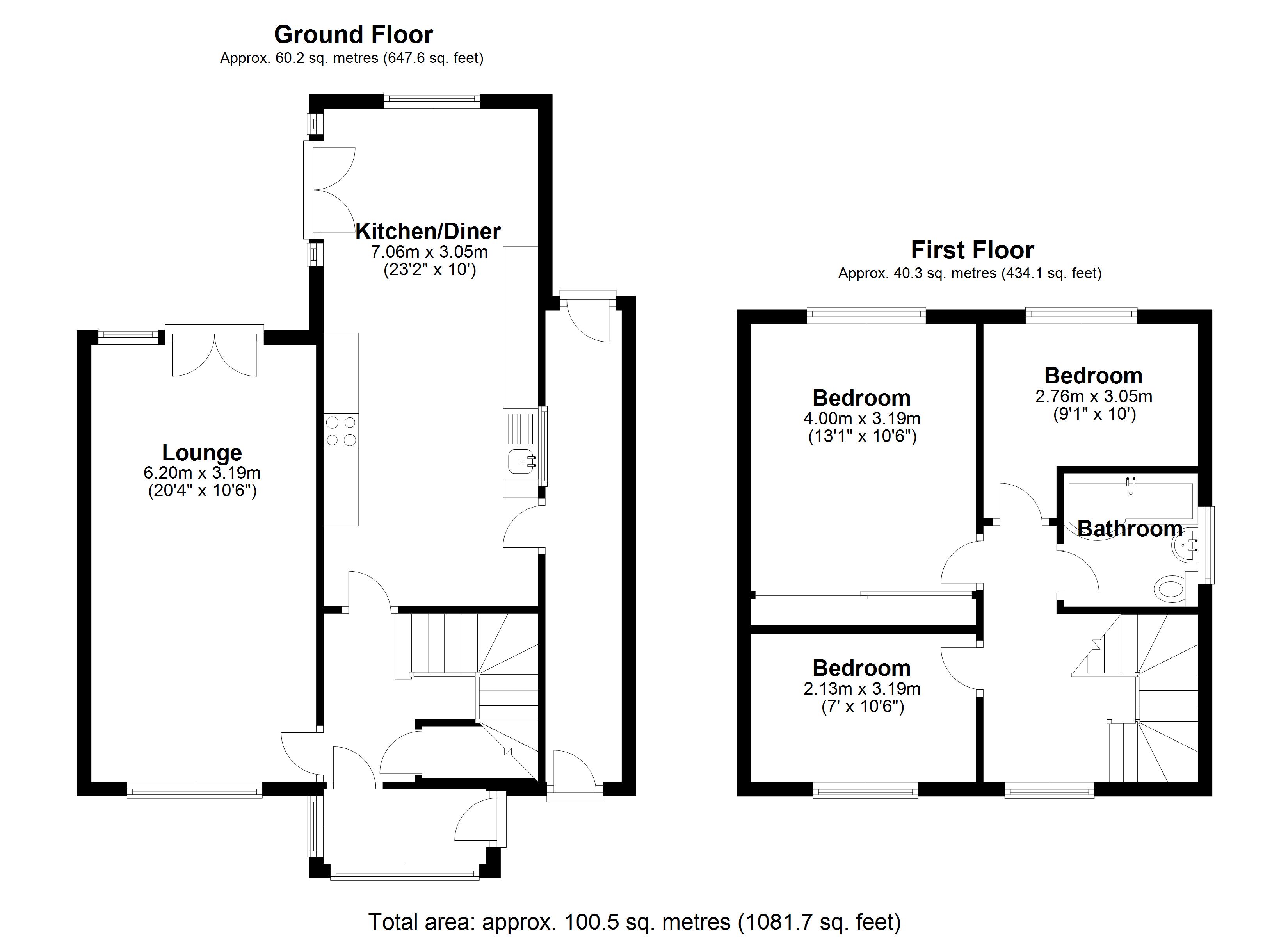 Floorplan for Fernhill Road, Solihull