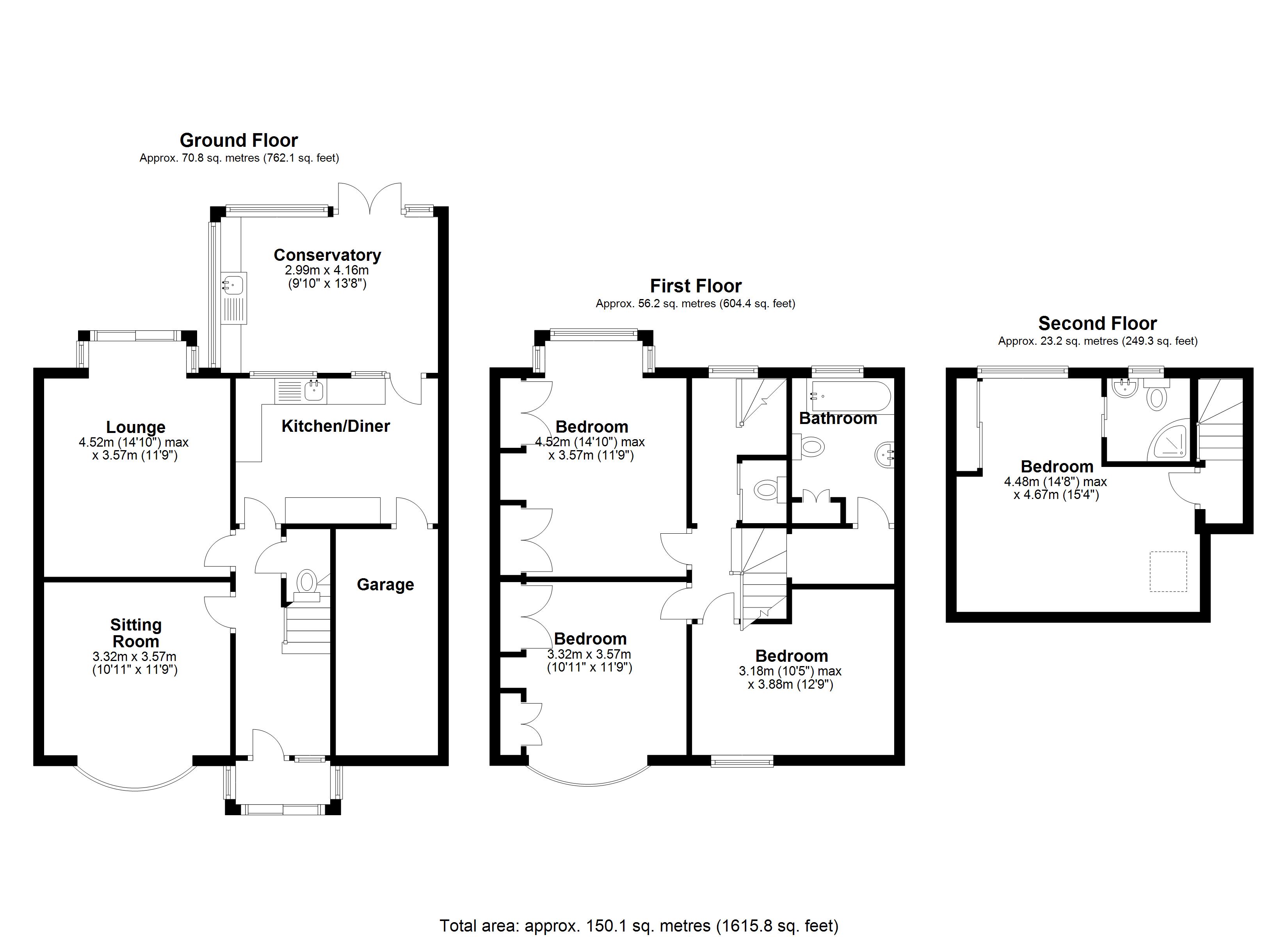 Floorplan for Sarehole Road, Birmingham