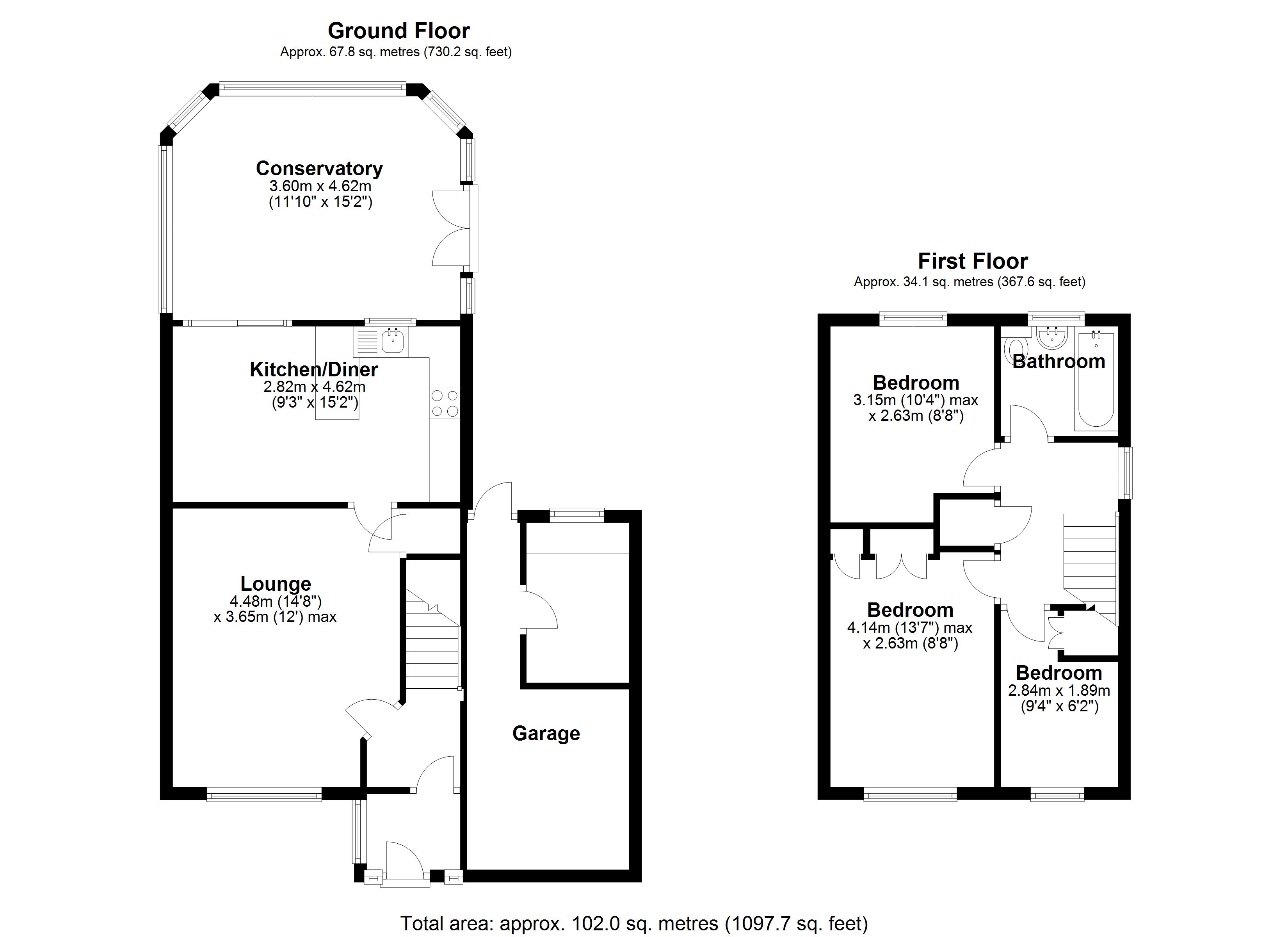 Floorplan for Blaythorn Avenue, Solihull