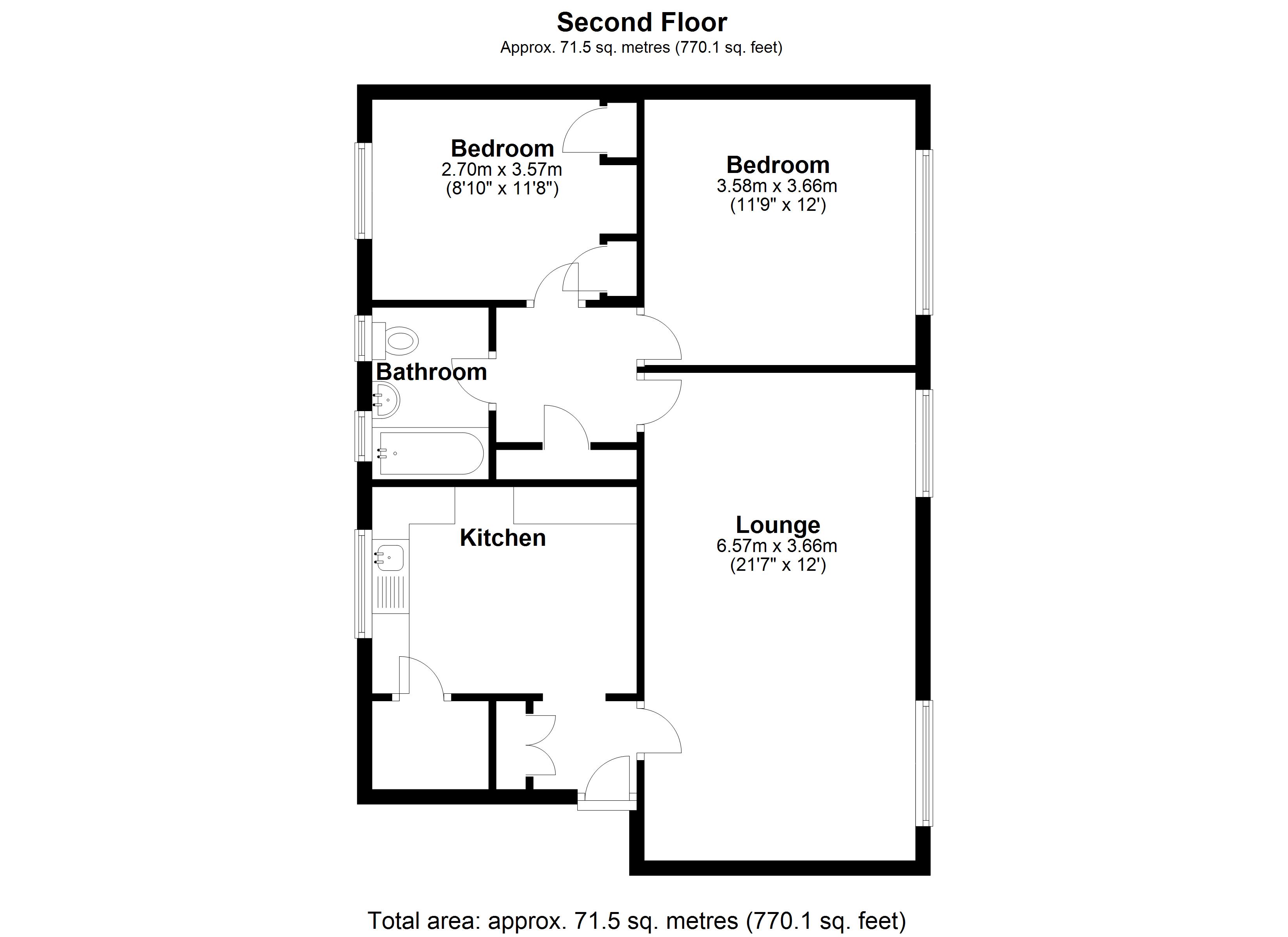 Floorplan for Keresley Close, Solihull