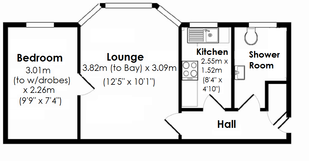 Floorplan for Dingle Court, Solihull