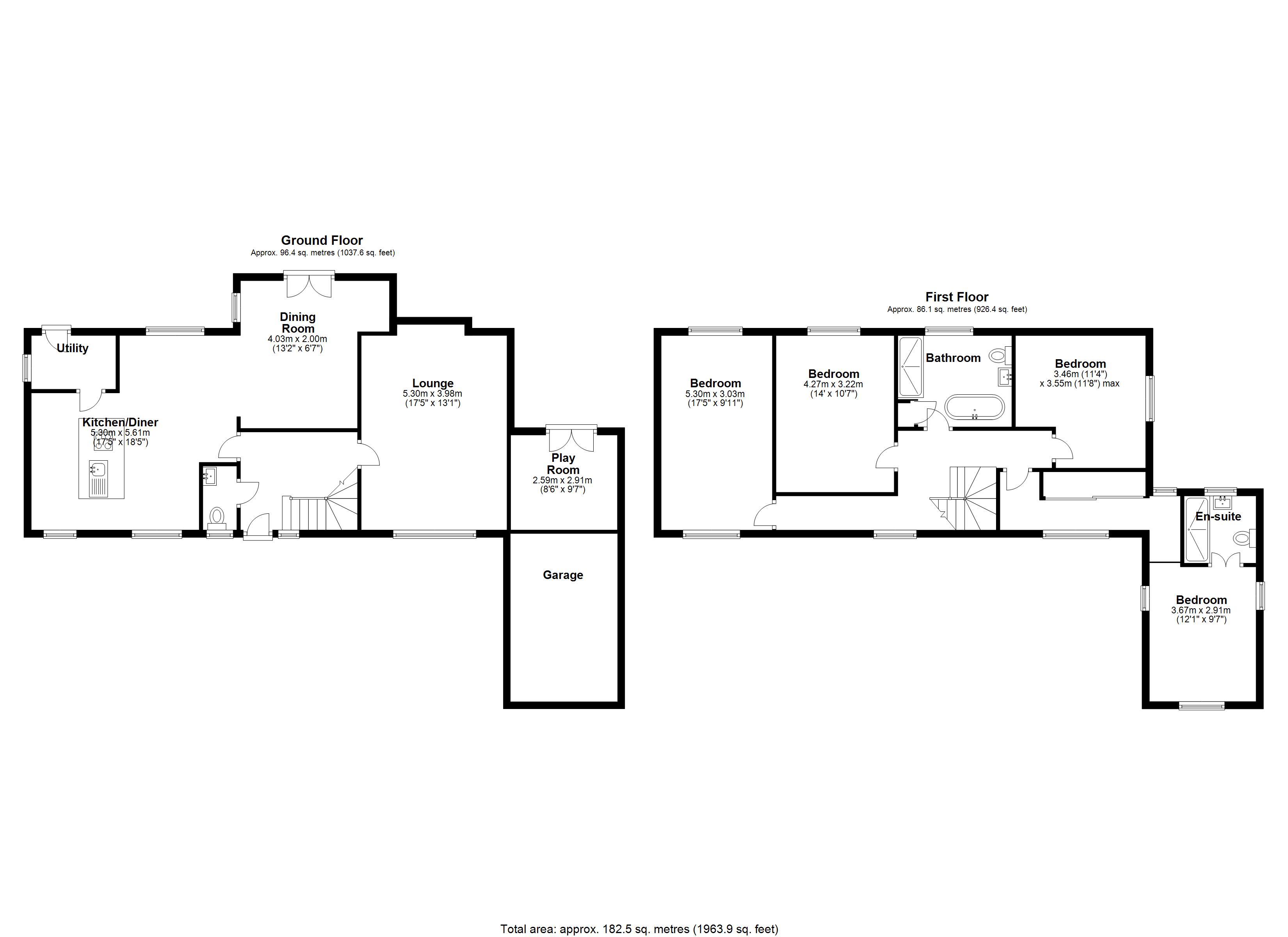 Floorplan for The Shrublands, Solihull