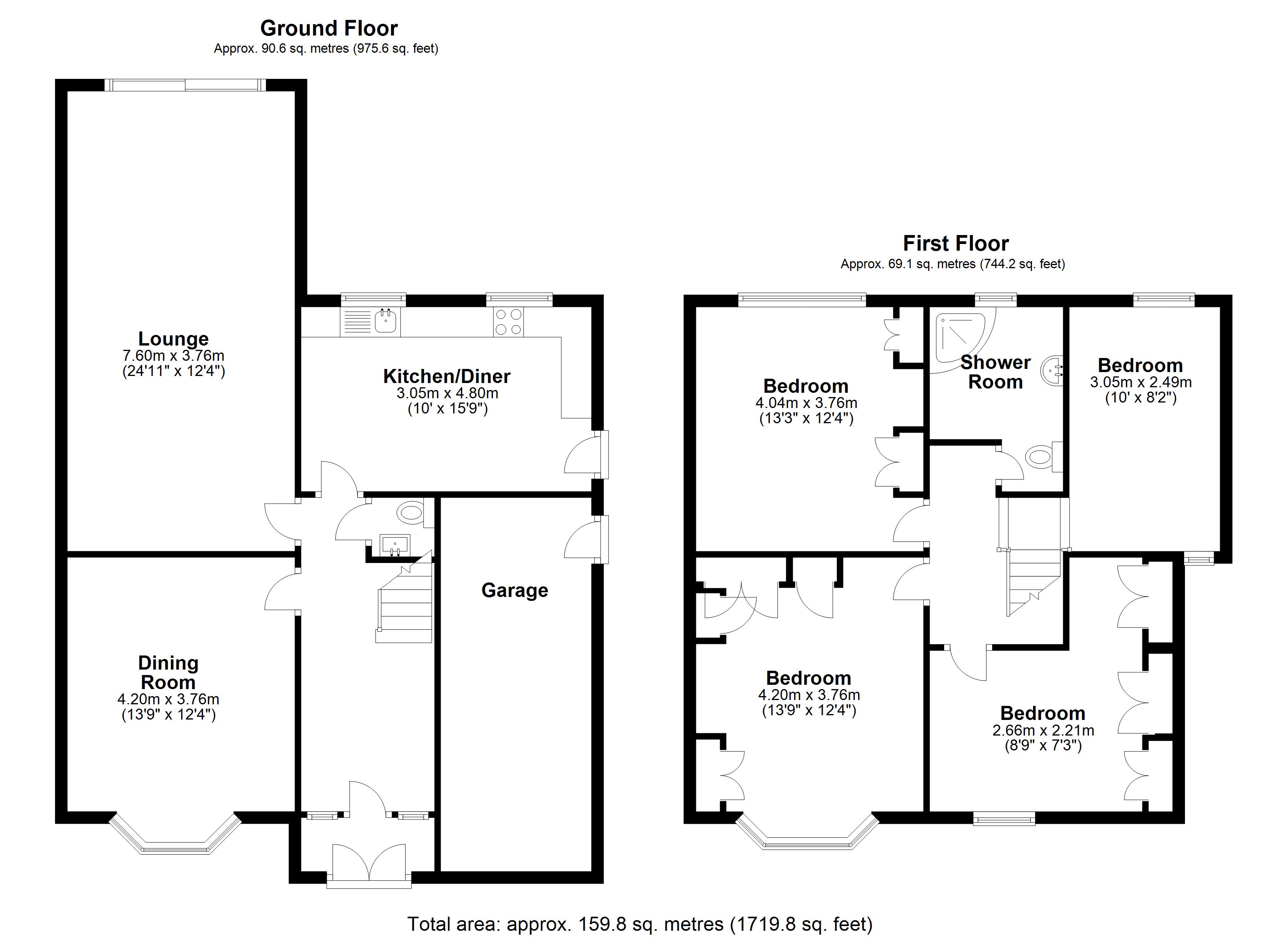 Floorplan for Buryfield Road, Solihull