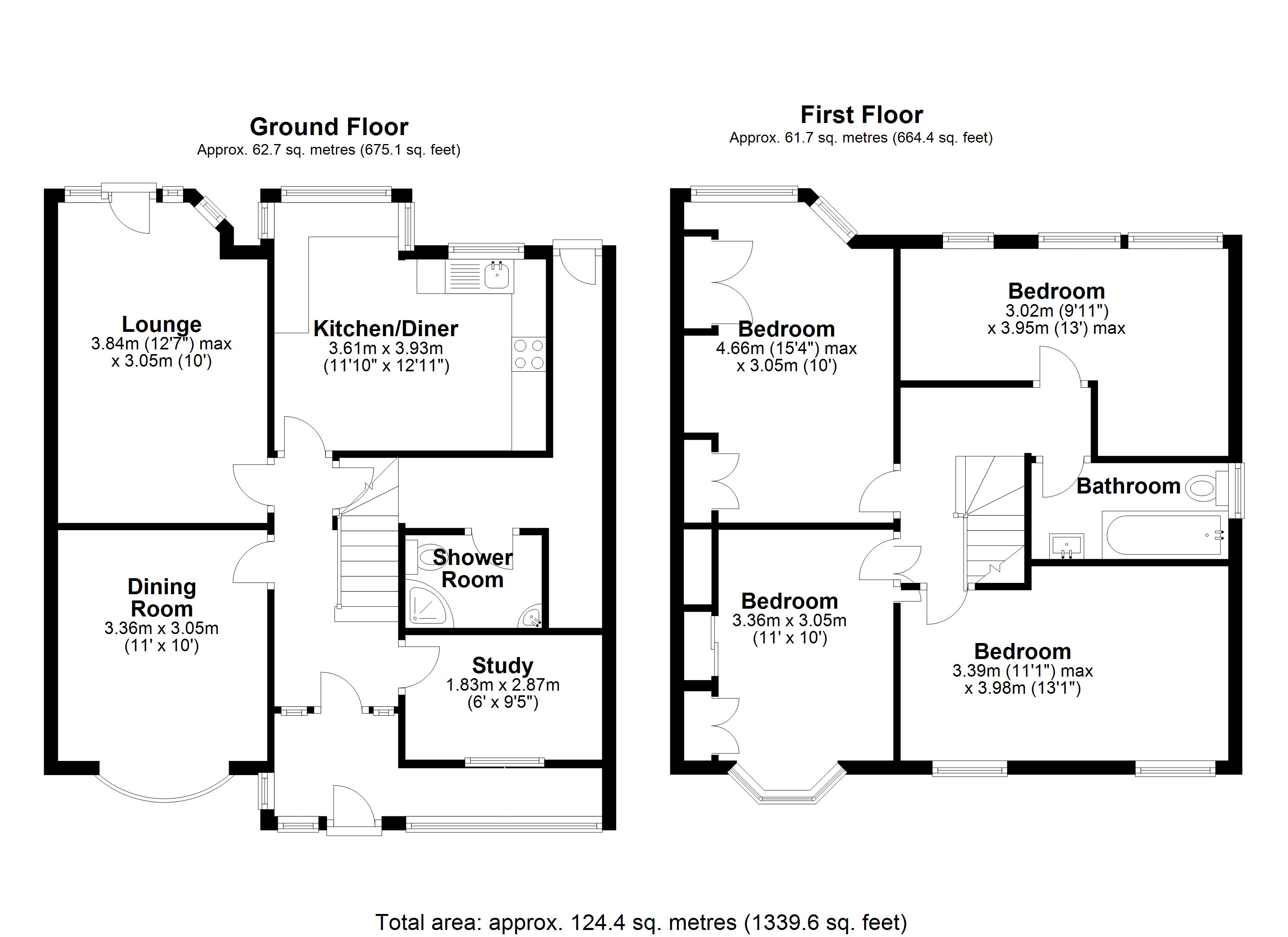 Floorplan for Kimberley Road, Solihull