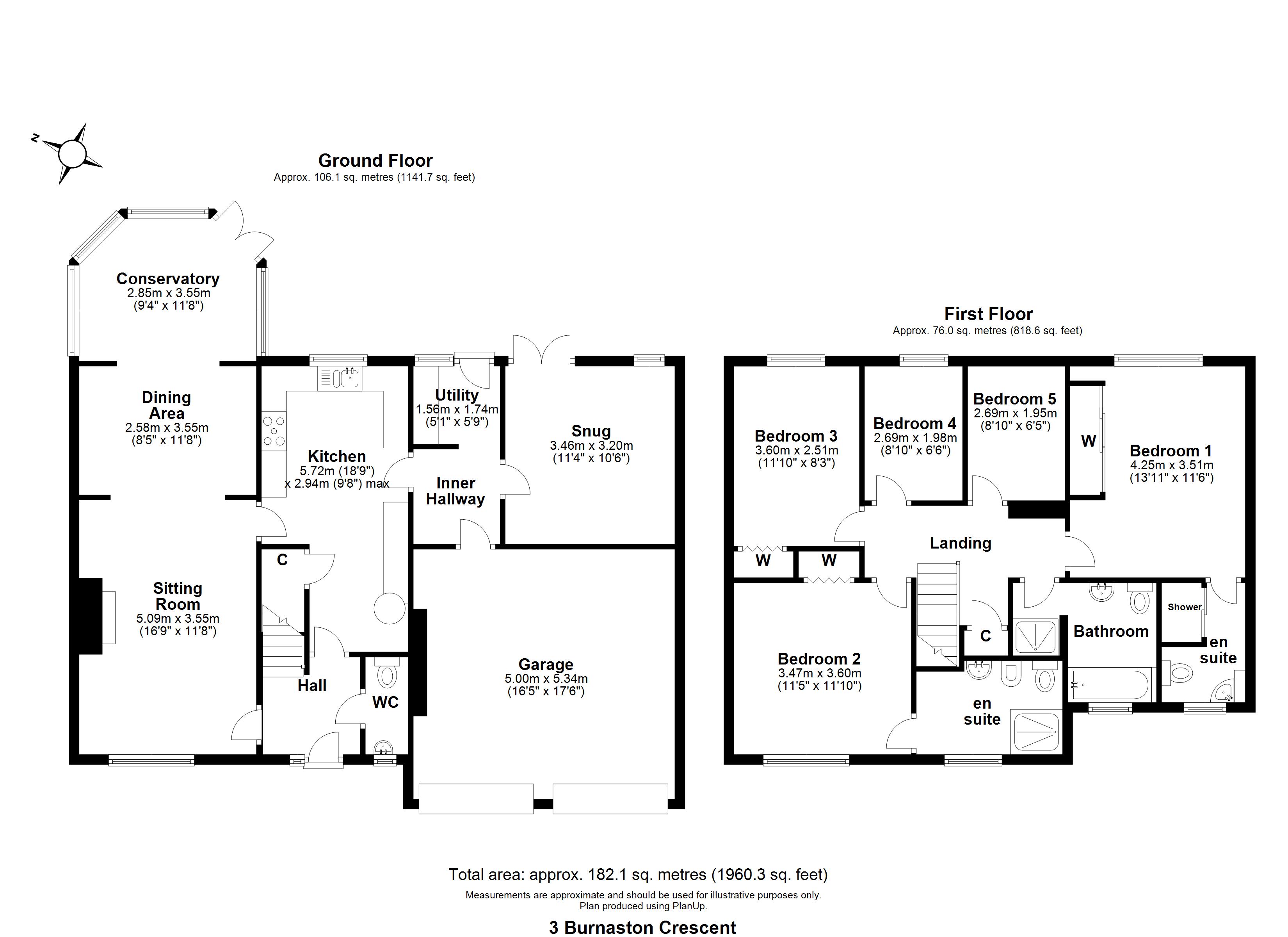 Floorplan for Burnaston Crescent, Solihull