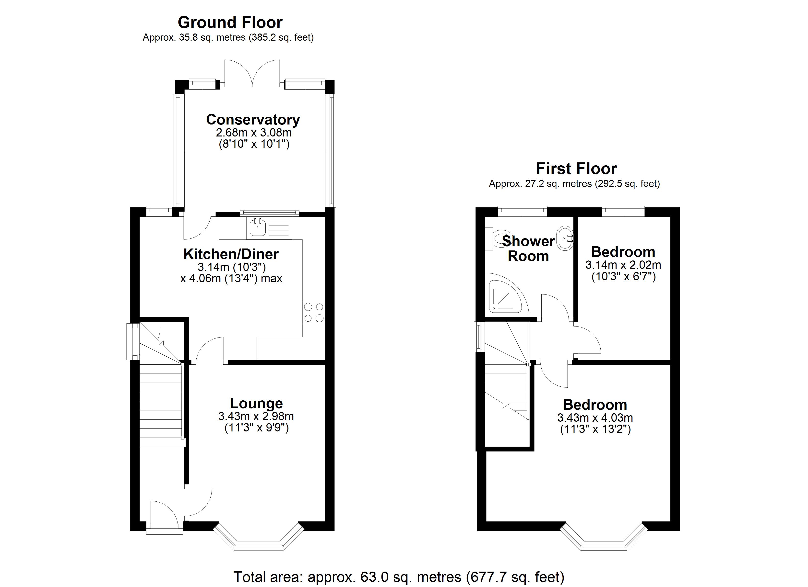 Floorplan for Bablake Croft, Solihull