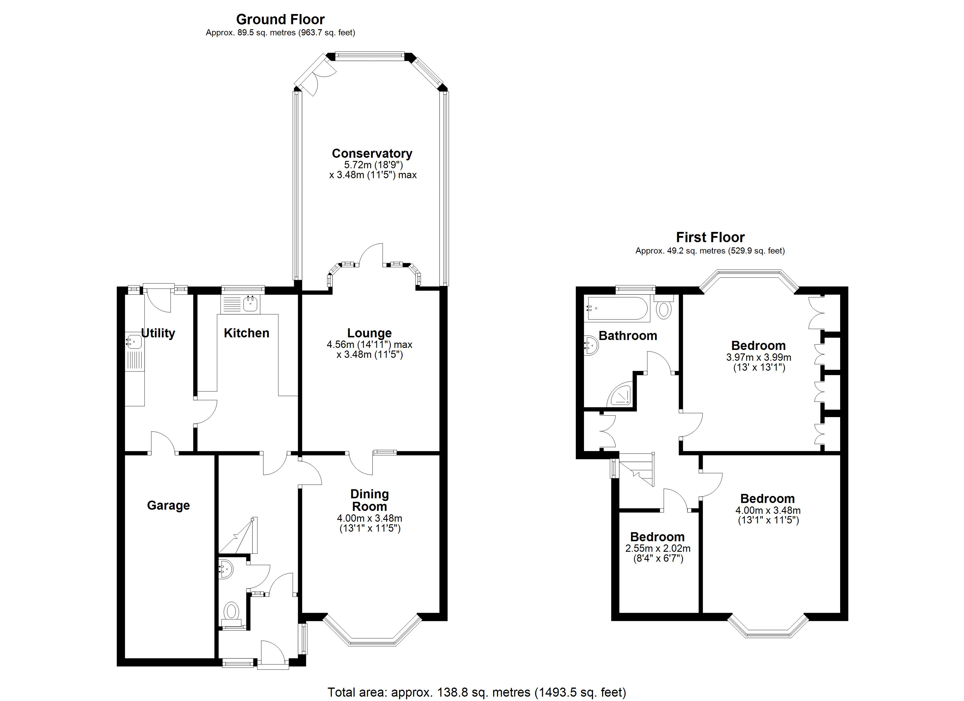 Floorplan for The Close, Solihull
