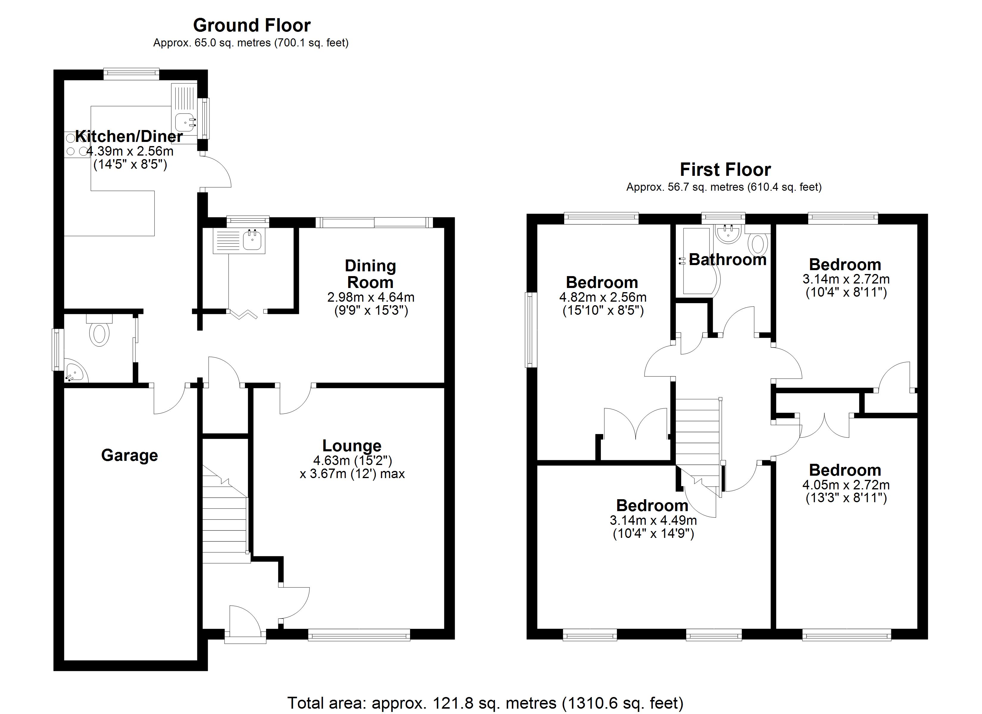 Floorplan for Ullenhall Road, Solihull