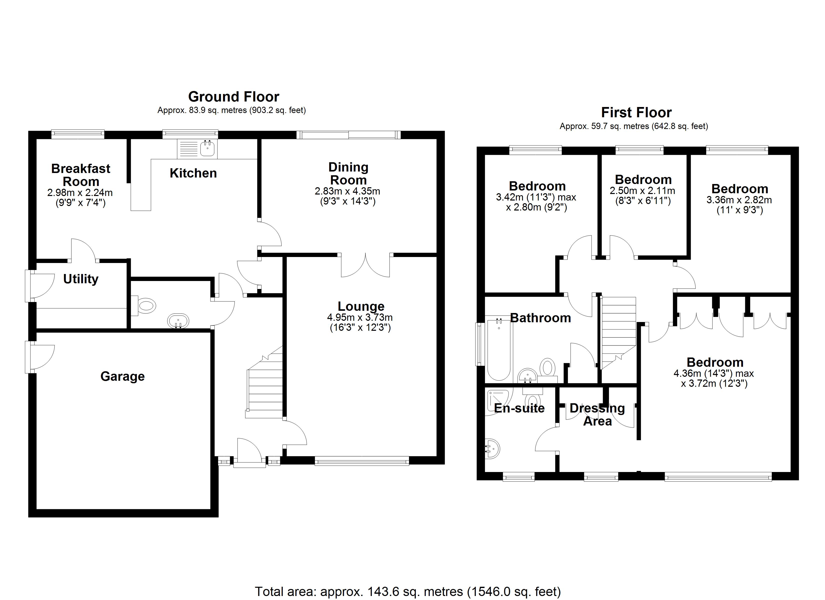 Floorplan for Fullbrook Close, Solihull