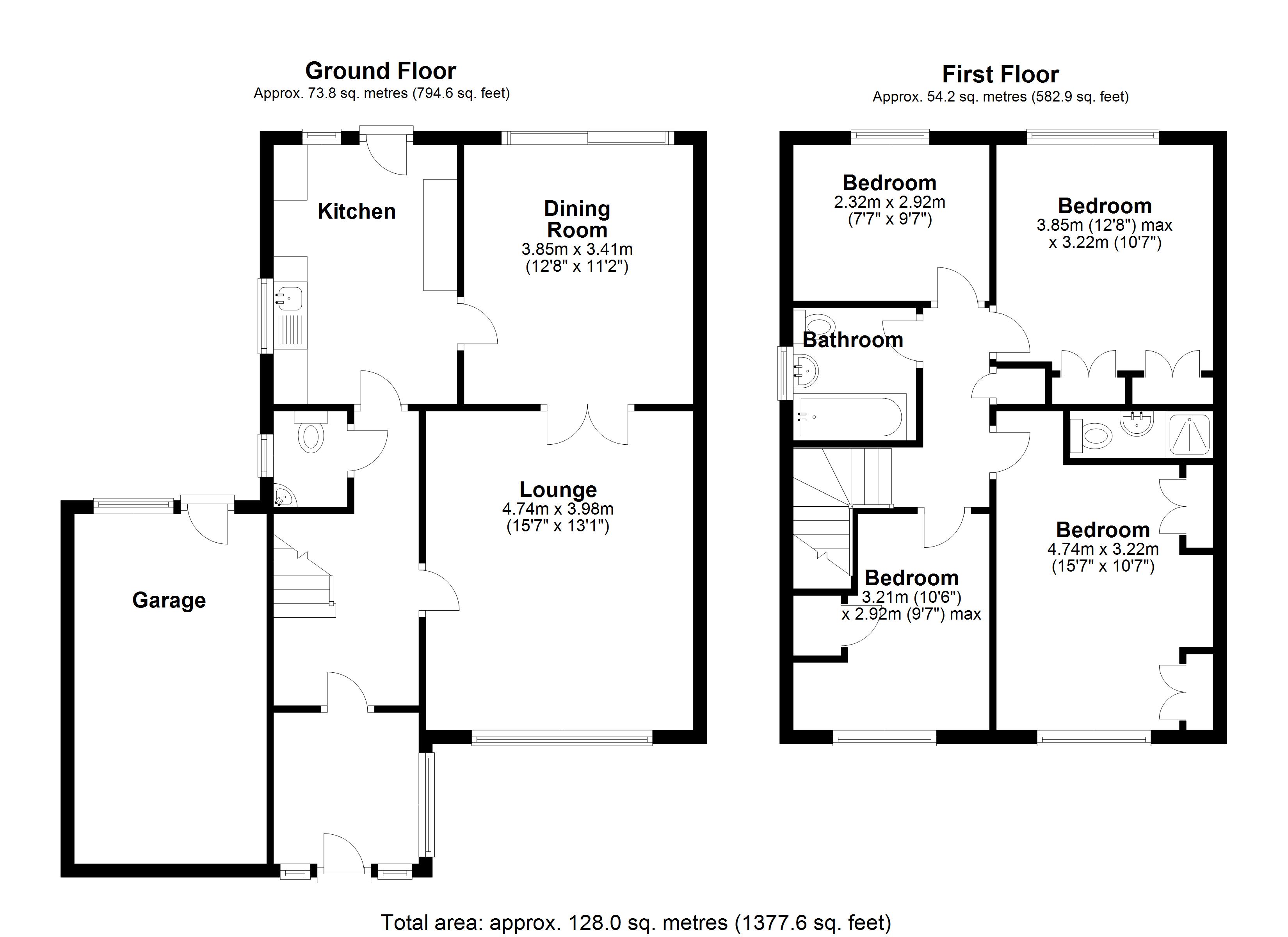 Floorplan for Shilton Close, Solihull