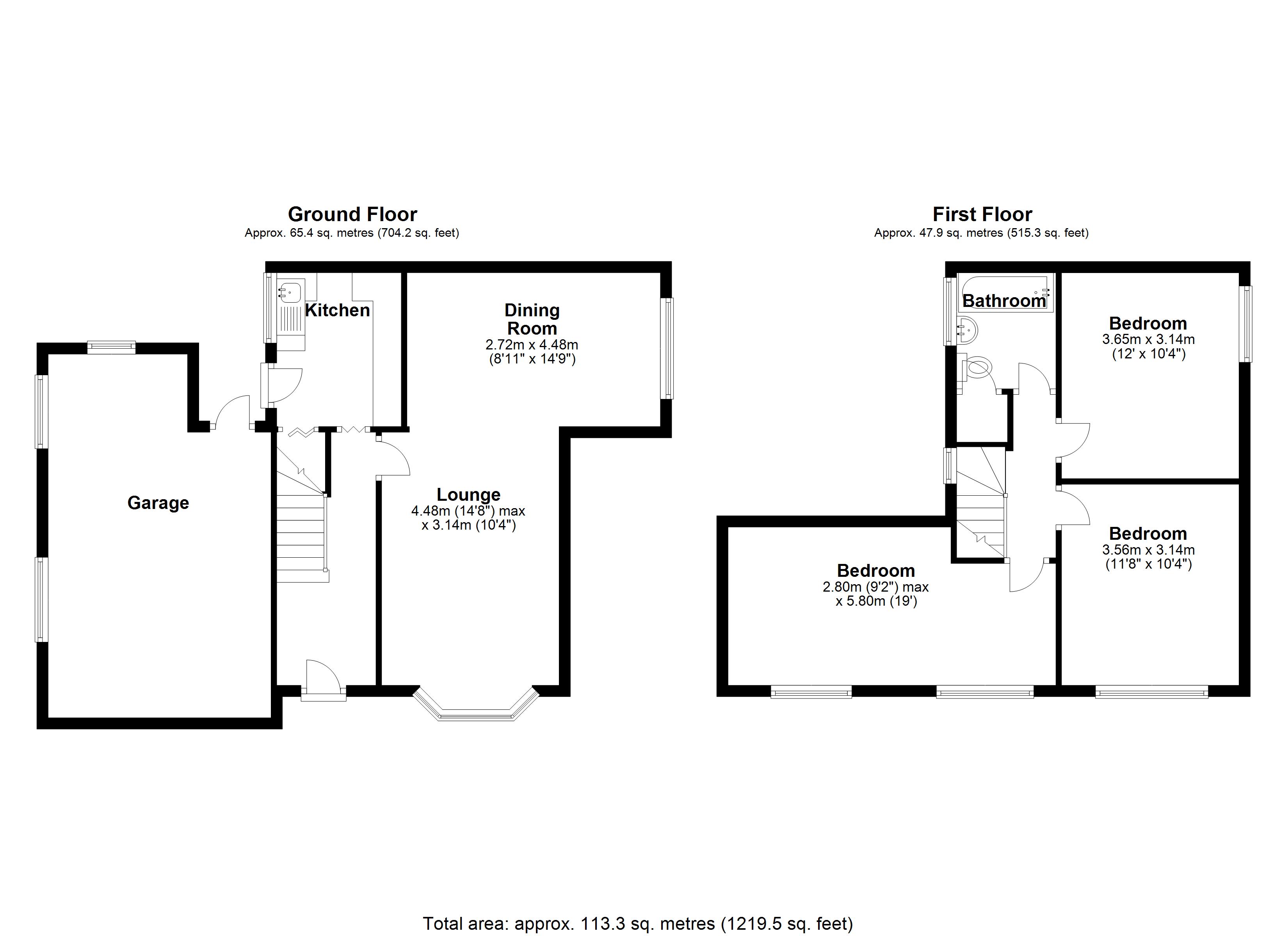 Floorplan for Mayswood Road, Solihull