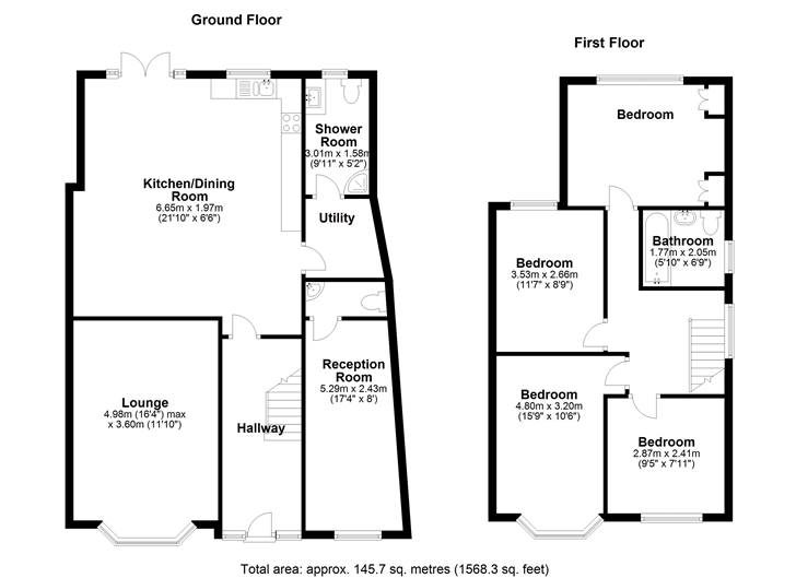 Floorplan for Odensil Green, Solihull