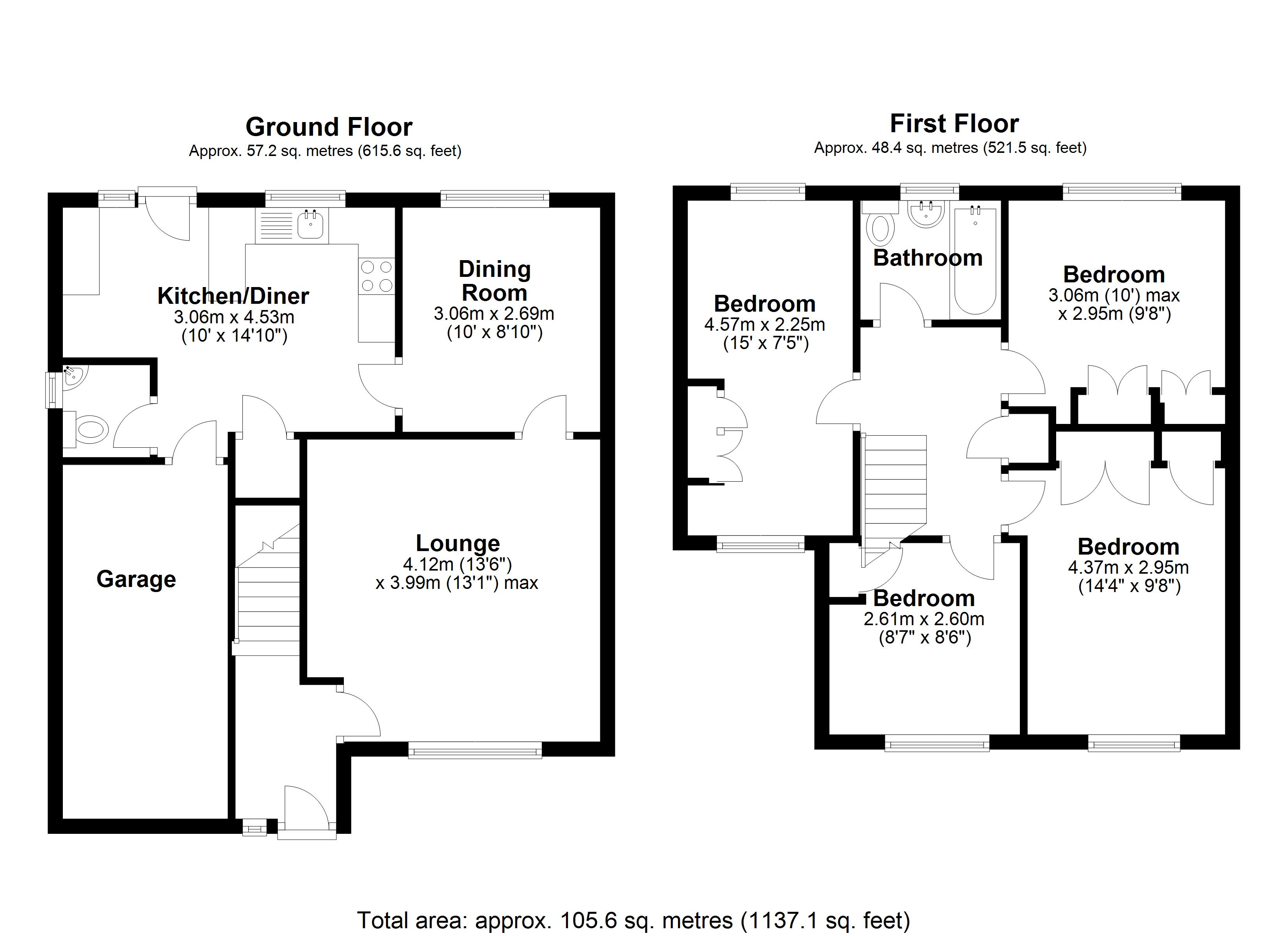 Floorplan for Bushley Croft, Solihull