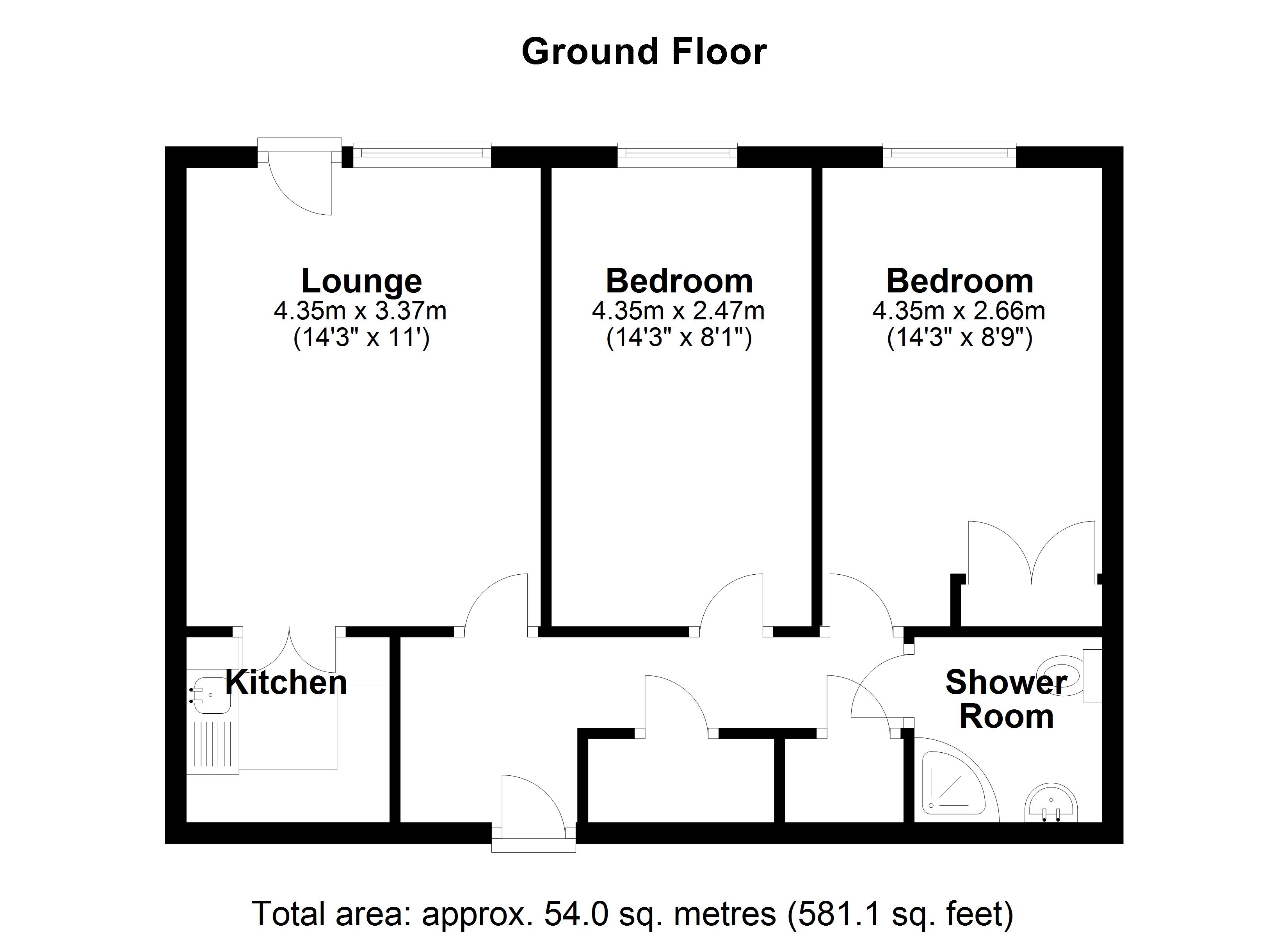 Floorplan for Blythe Court, Solihull