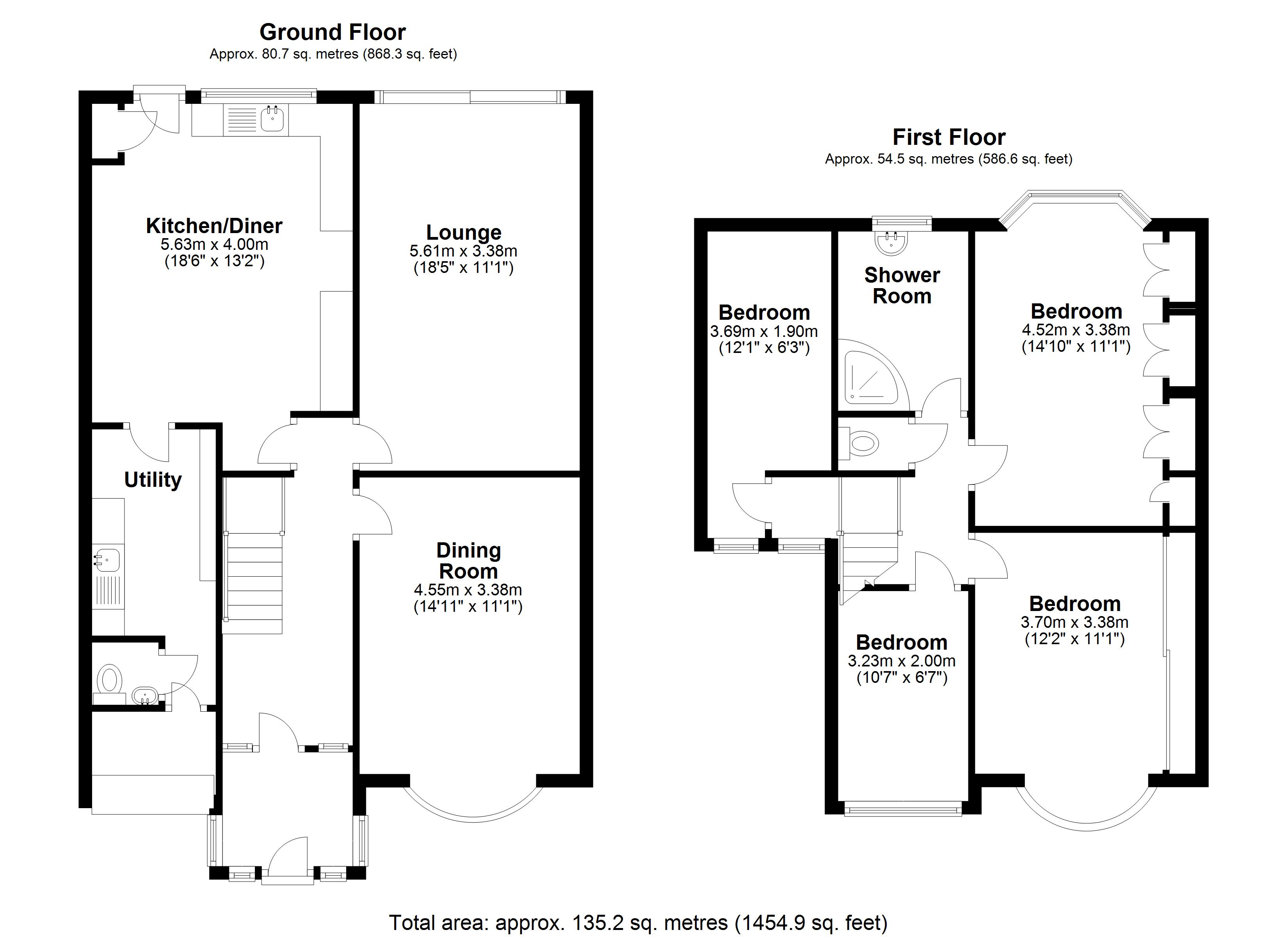 Floorplan for Coverdale Road, Solihull