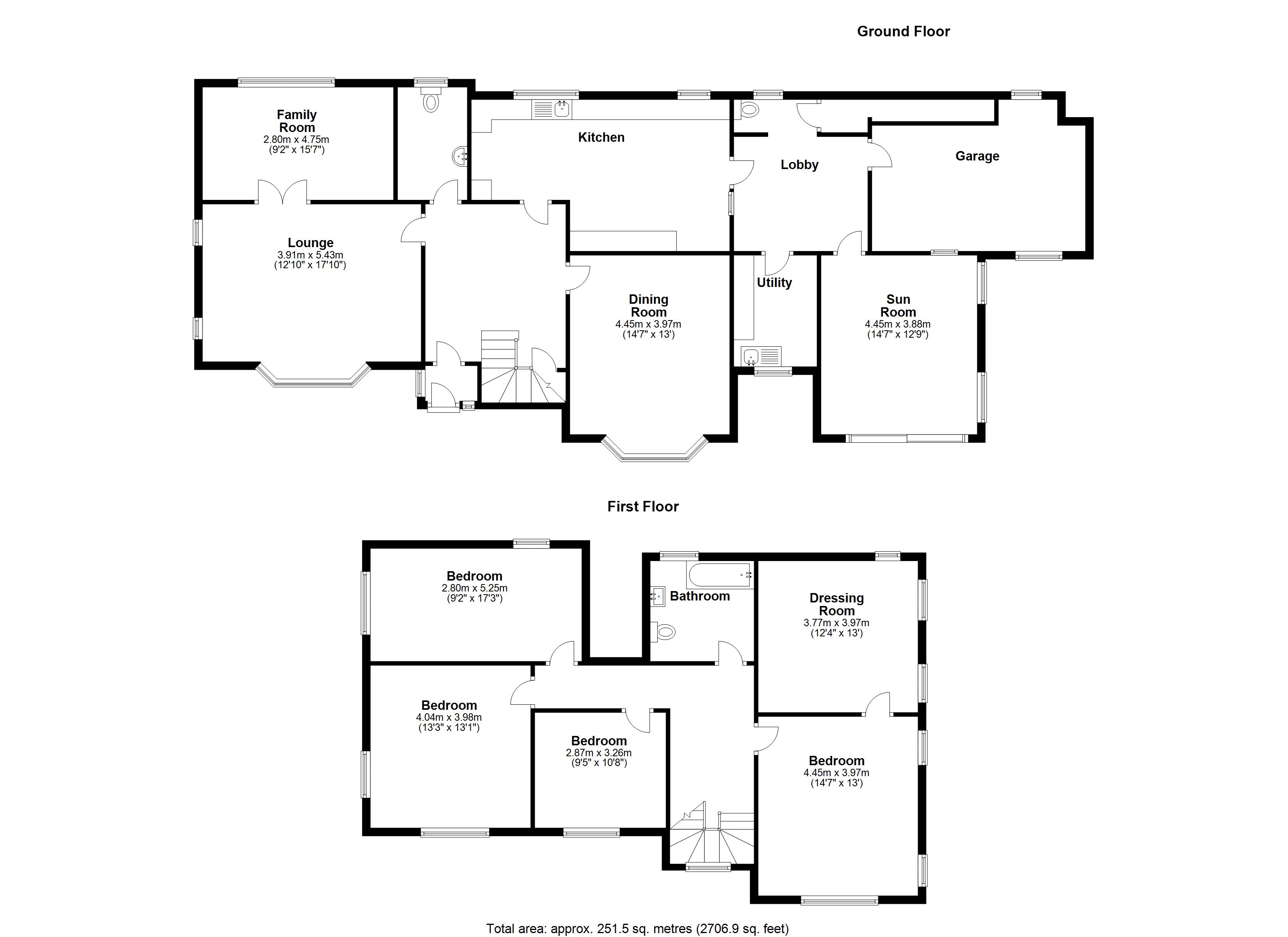 Floorplan for Church Lane, Birmingham