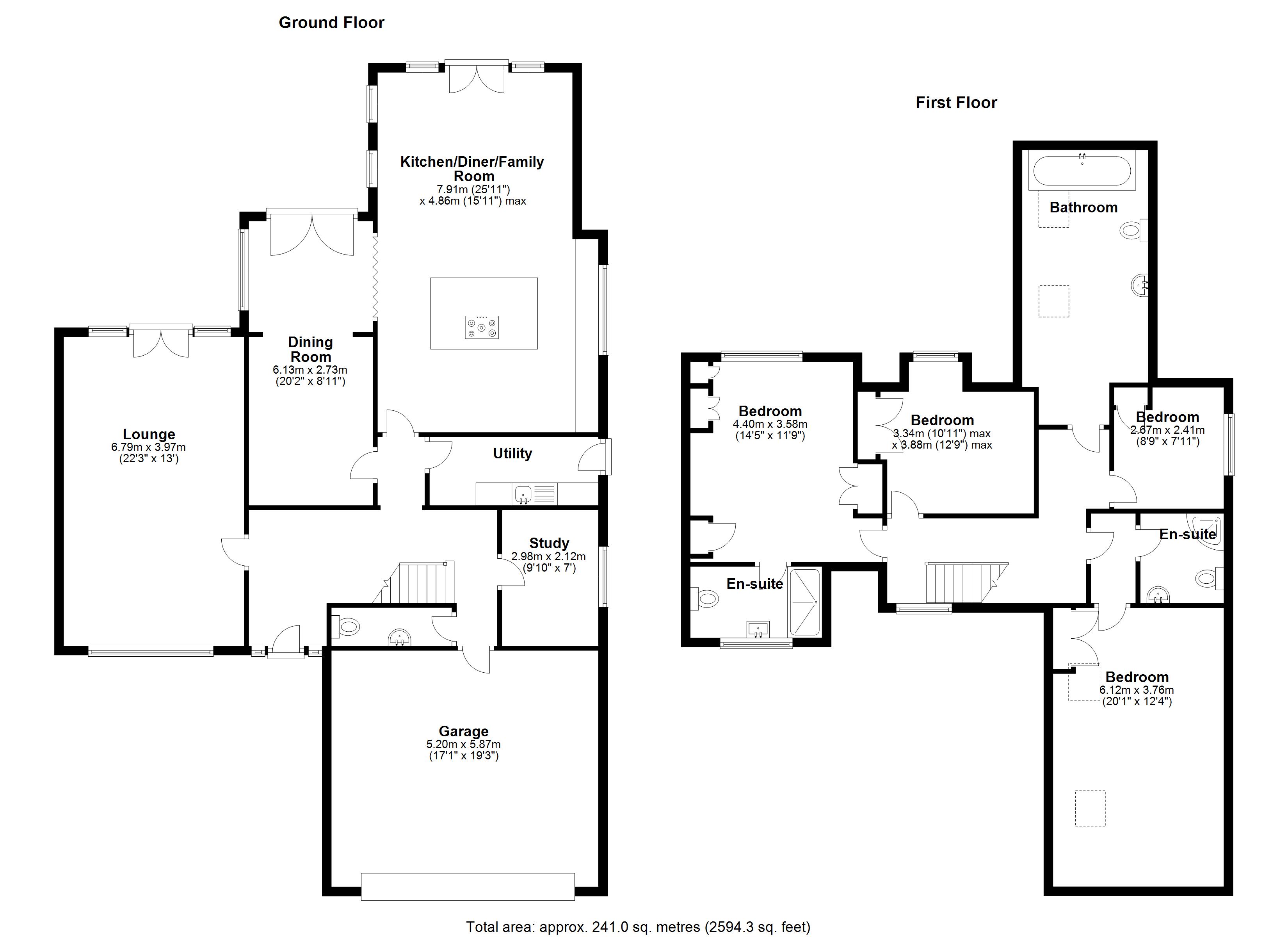 Floorplan for Ashlawn Crescent, Solihull