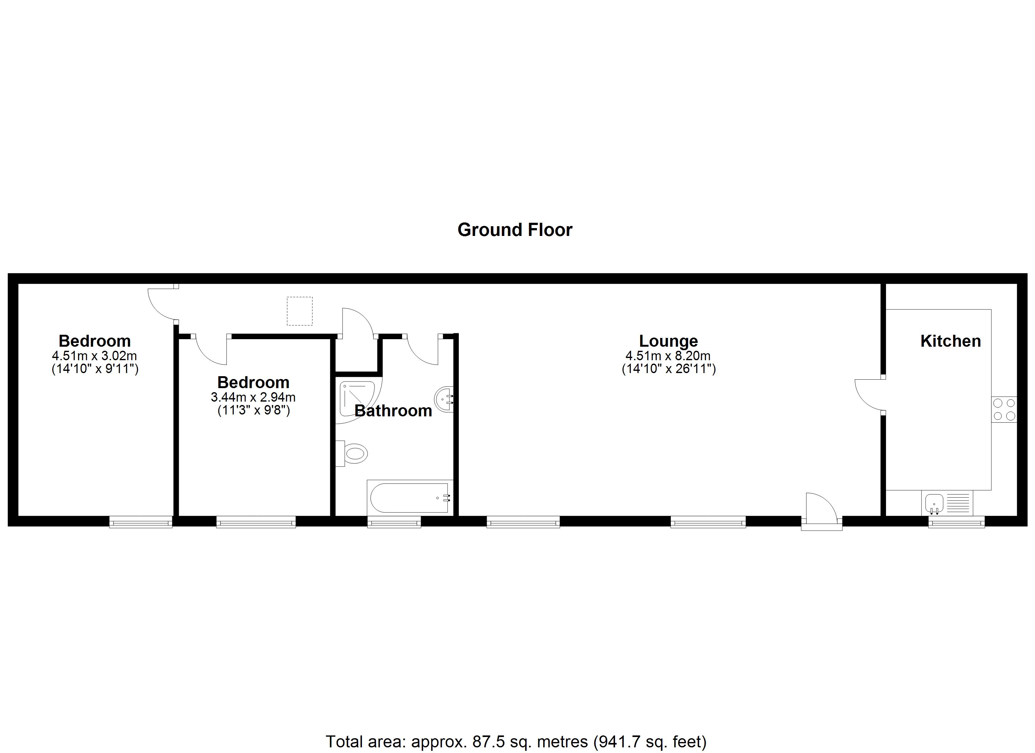 Floorplan for Moat Farm, Bedworth