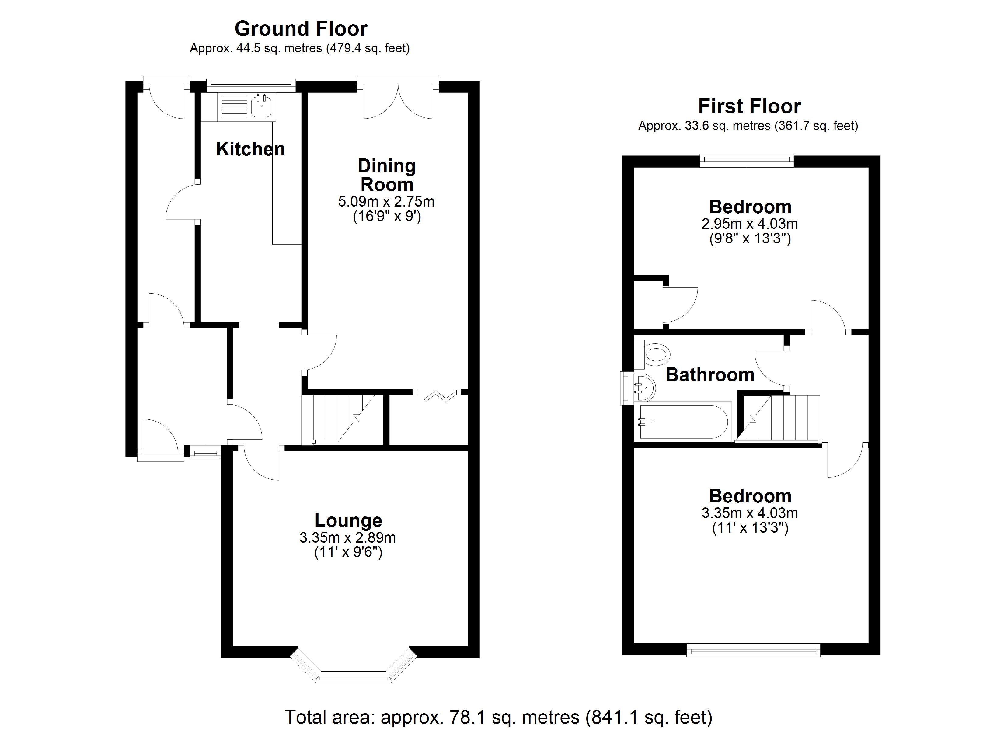 Floorplan for Richmond Road, Solihull