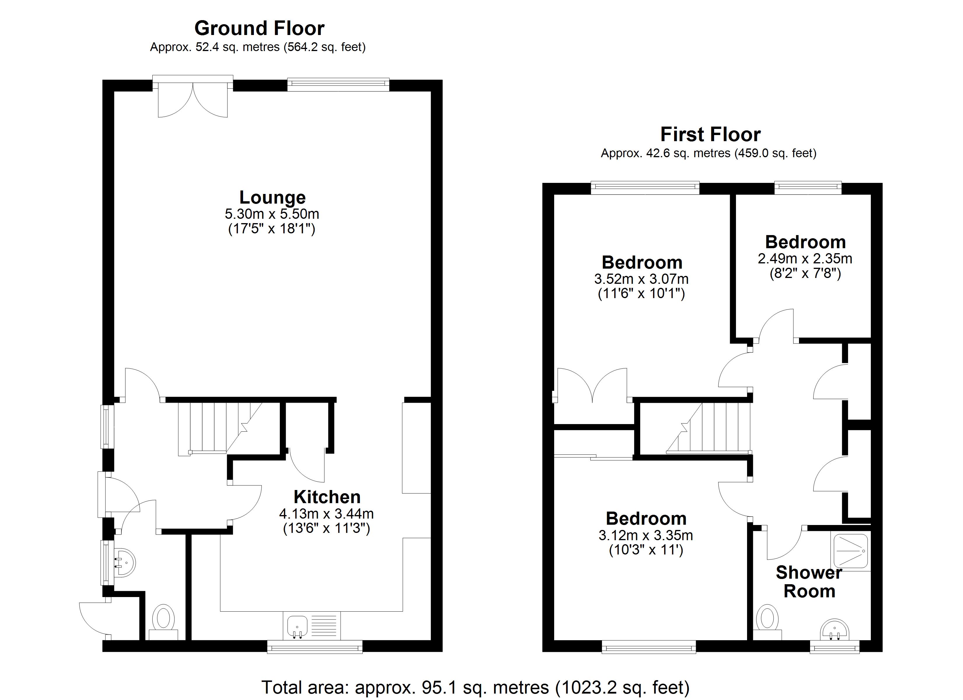 Floorplan for Ravenswood Drive South, Solihull