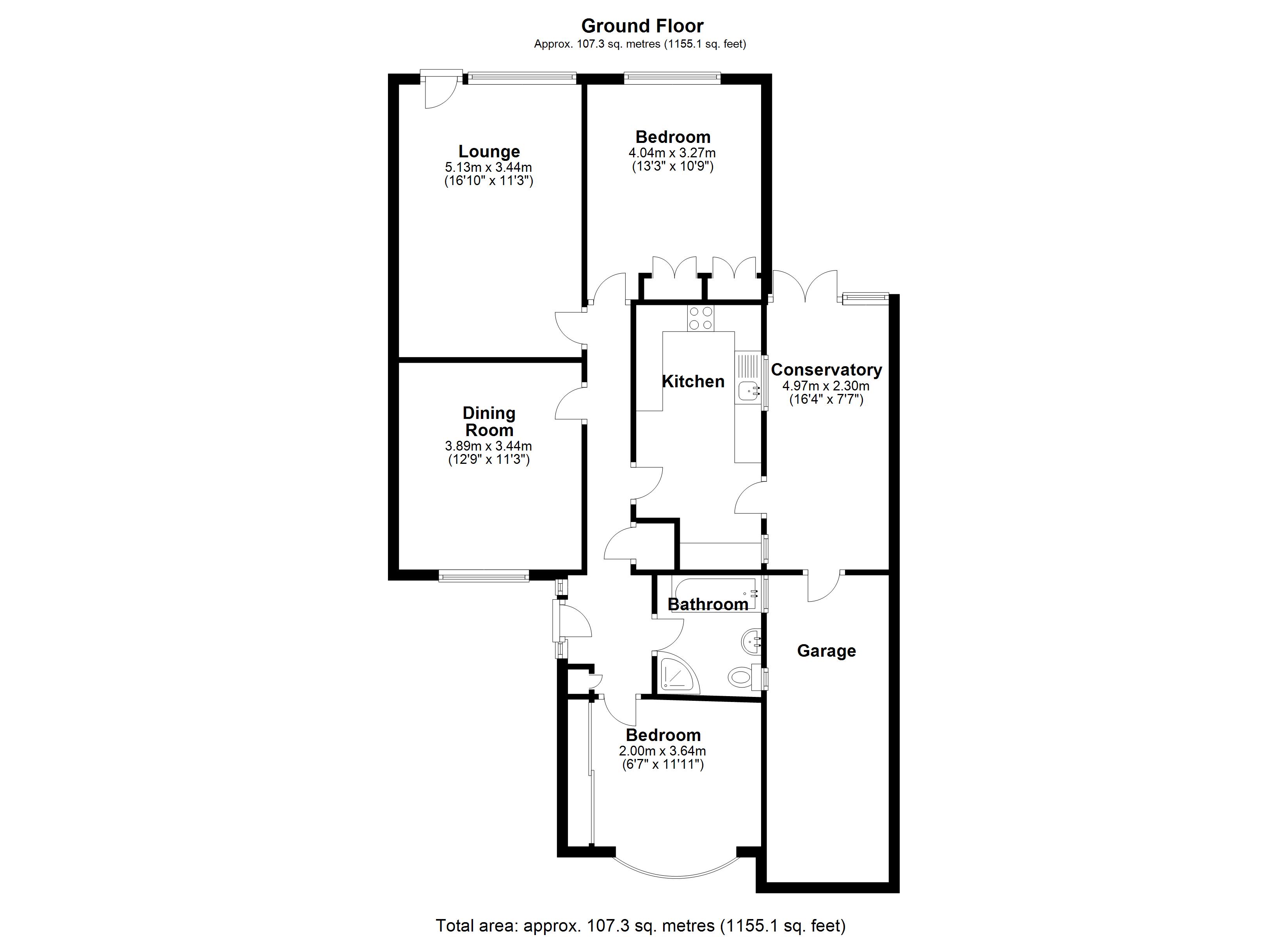 Floorplan for Elmwood Close, Coventry