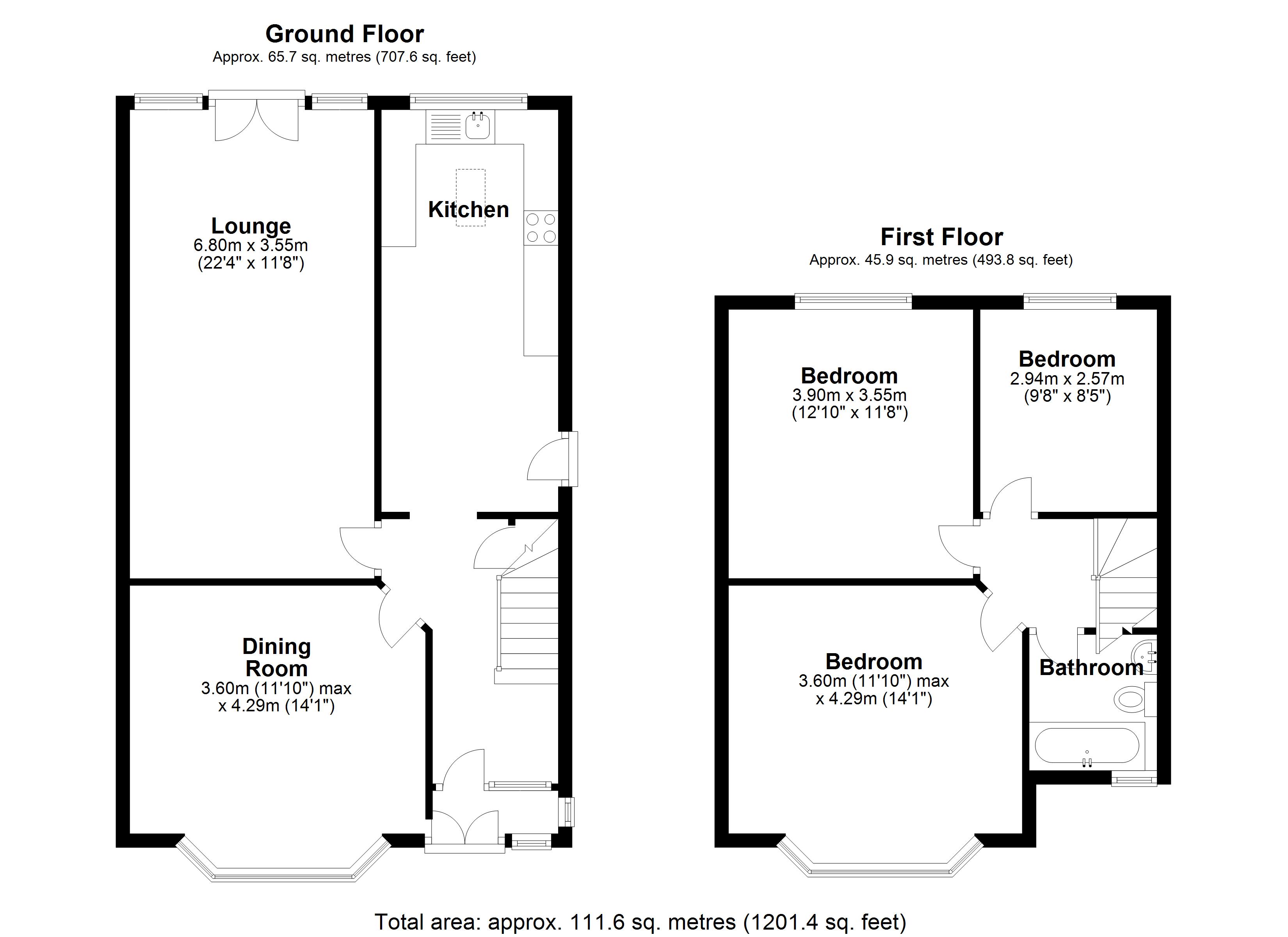 Floorplan for Lyndon Road, Solihull