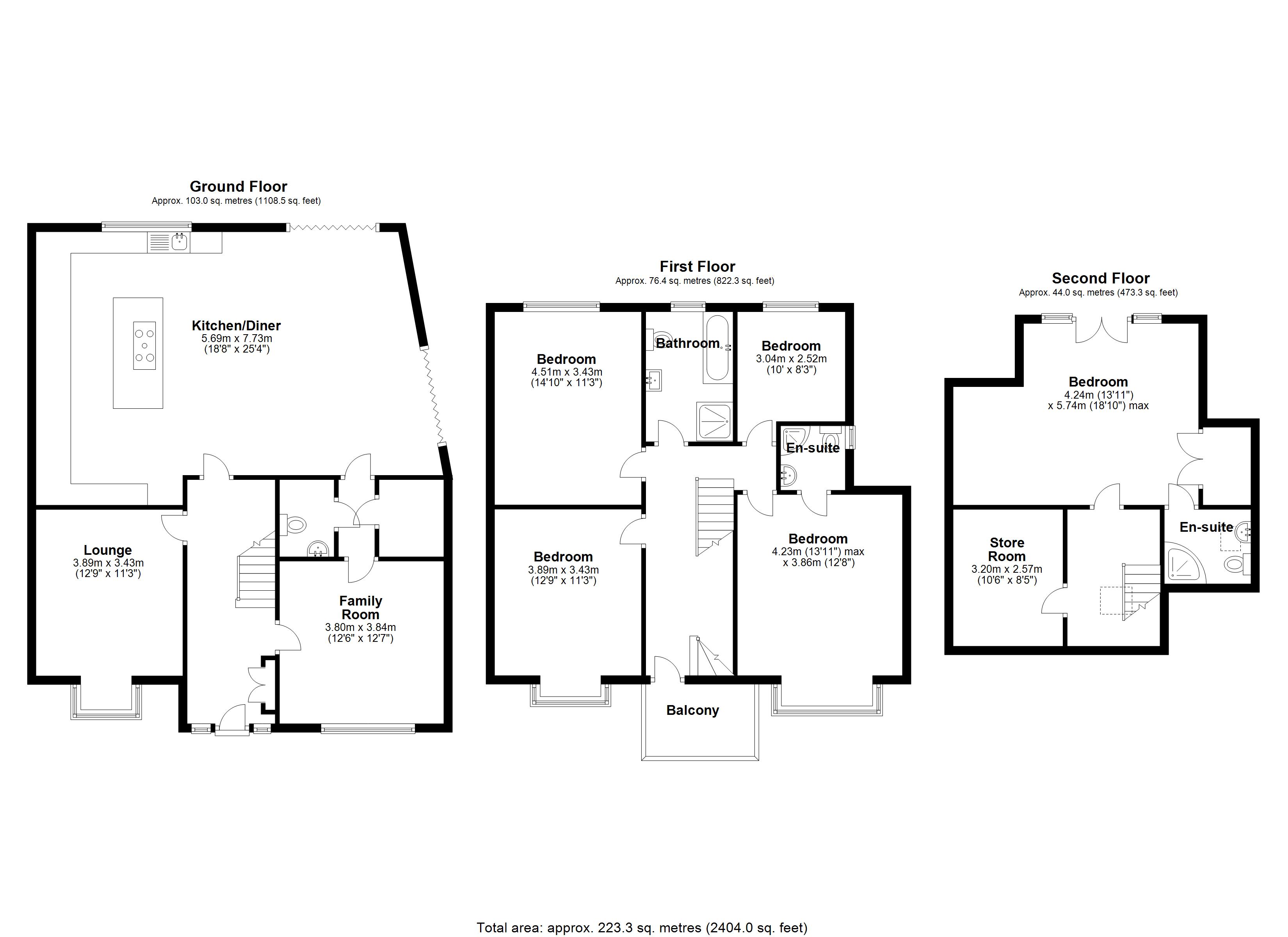 Floorplan for Hobs Moat Road, Solihull