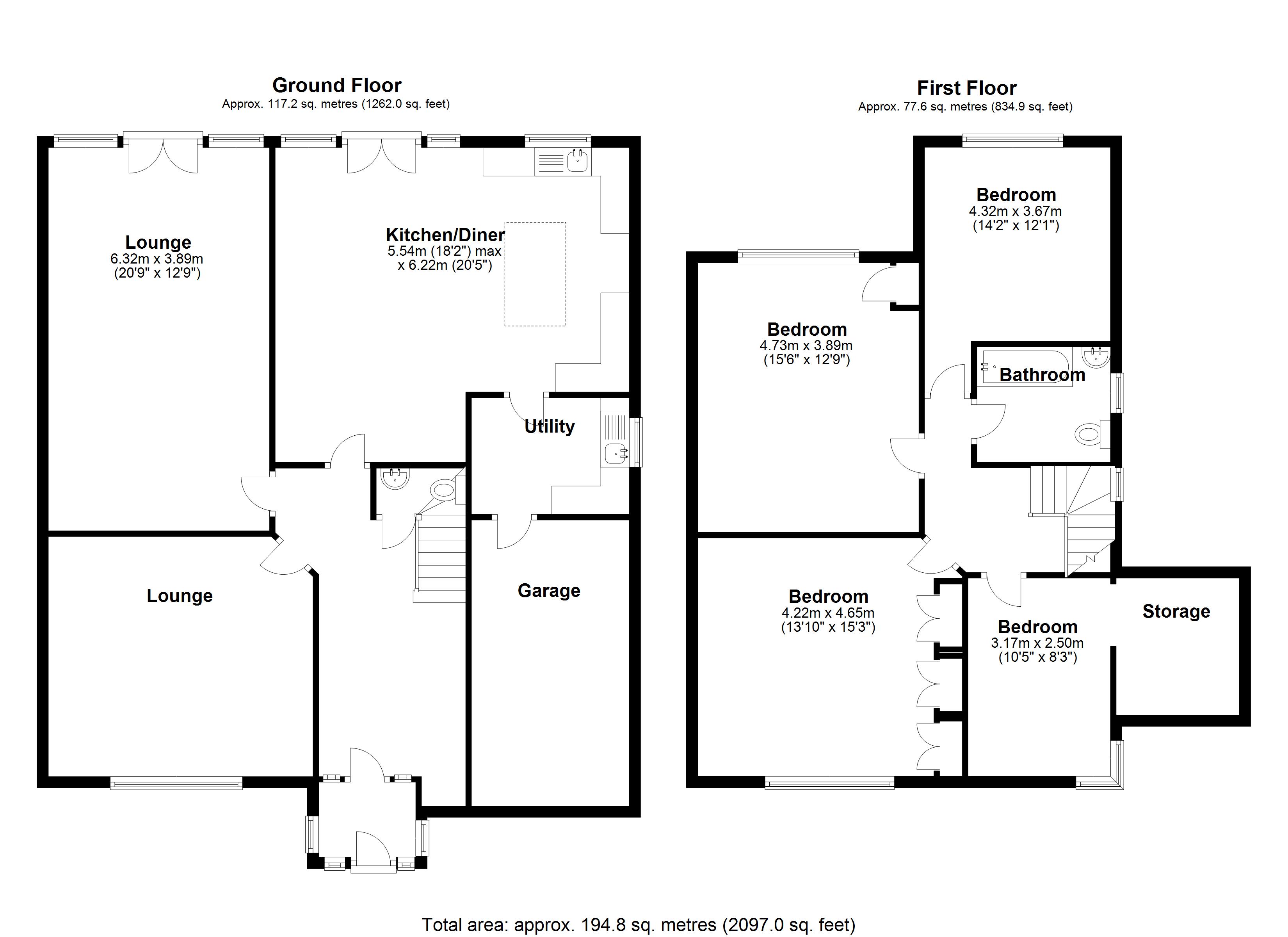 Floorplan for Broad Oaks Road, Solihull