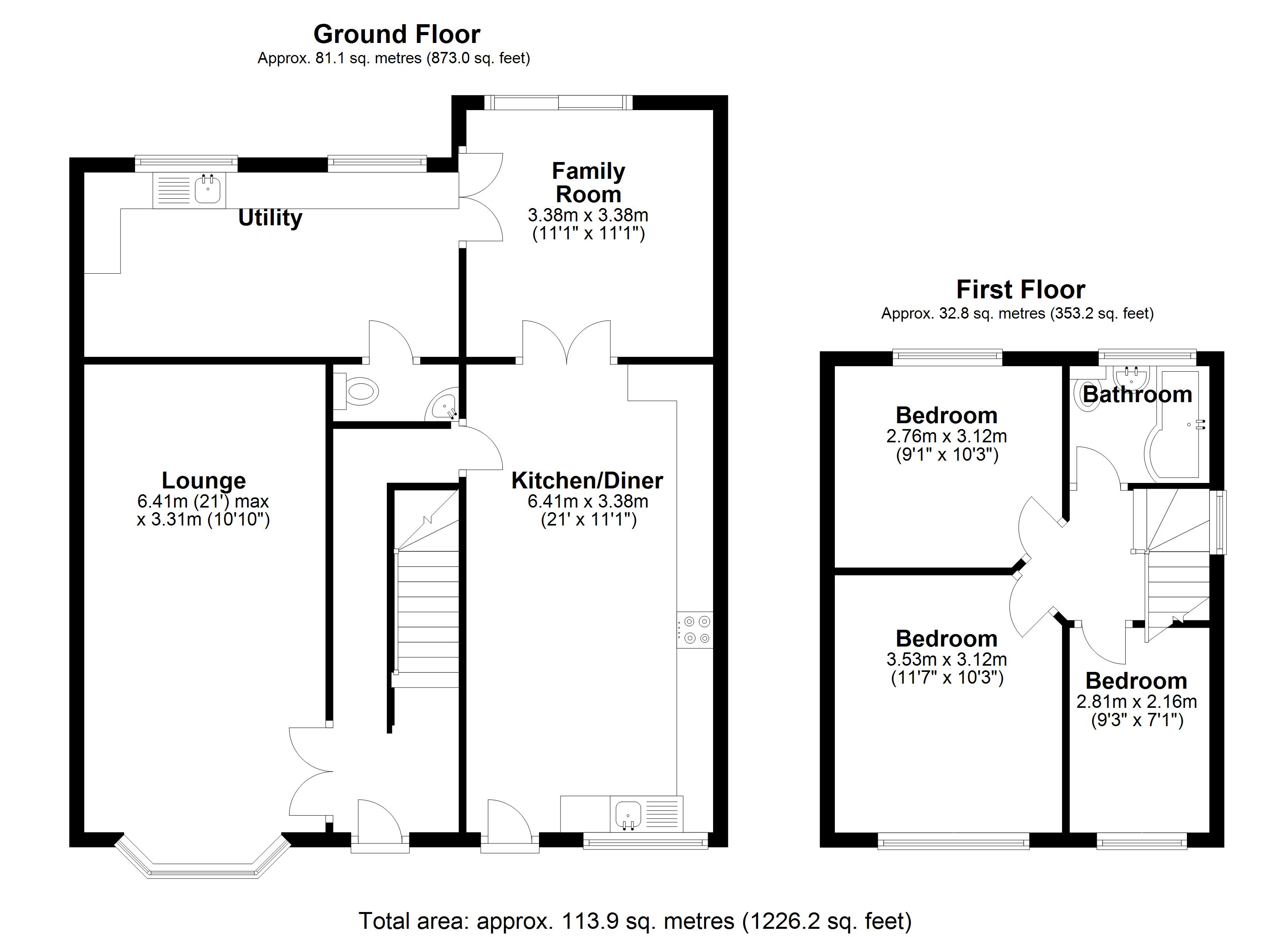 Floorplan for Malthouse Lane, Solihull
