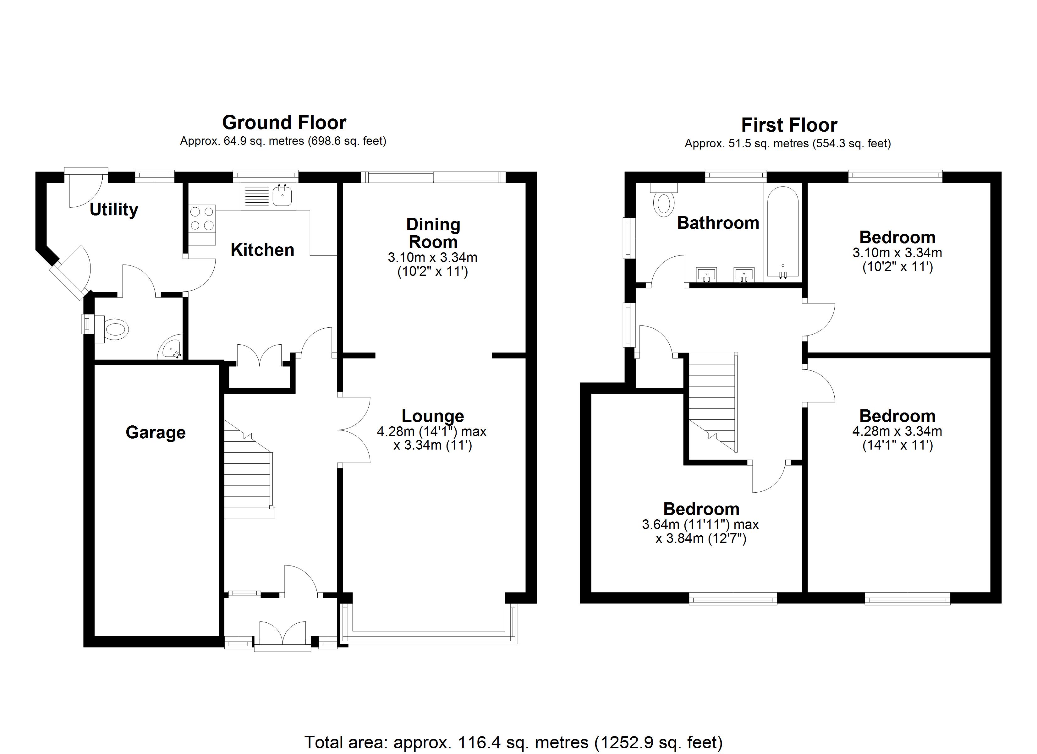 Floorplan for Willow Road, Solihull