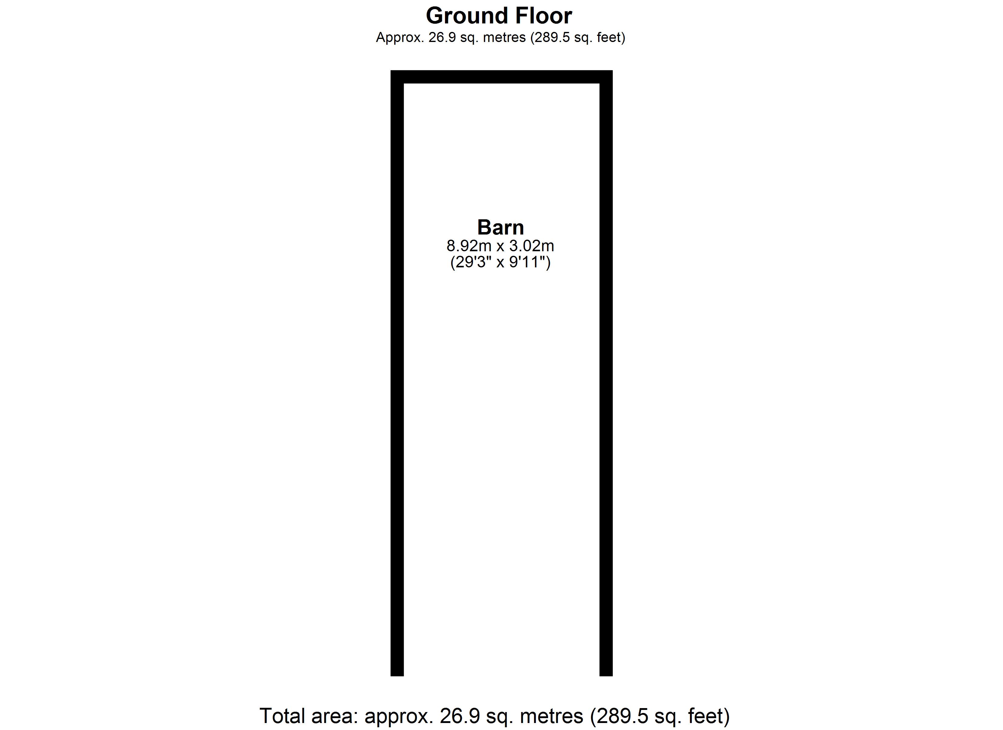 Floorplan for Low Road, Evesham