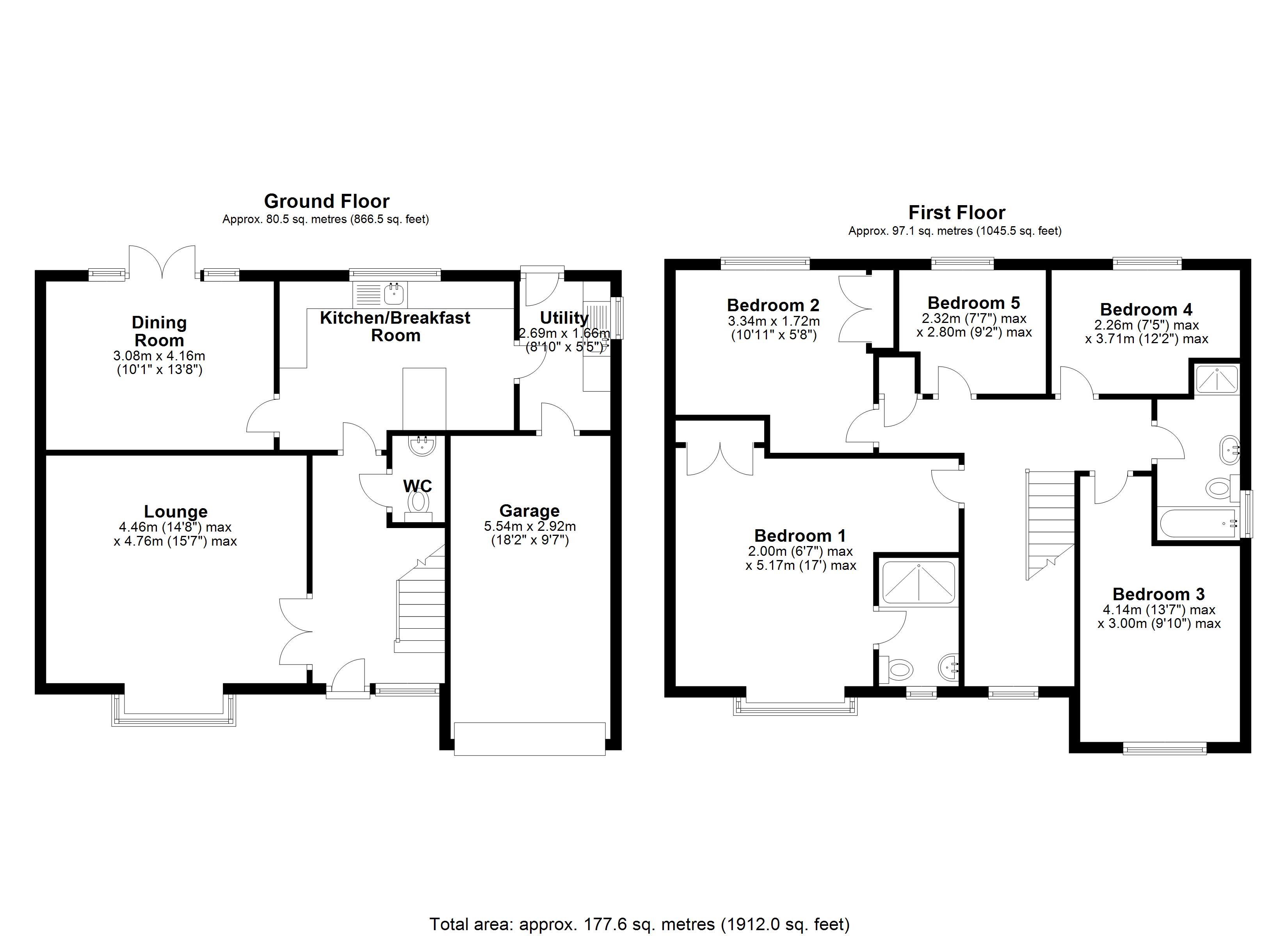 Floorplan for Monastery Drive, Solihull