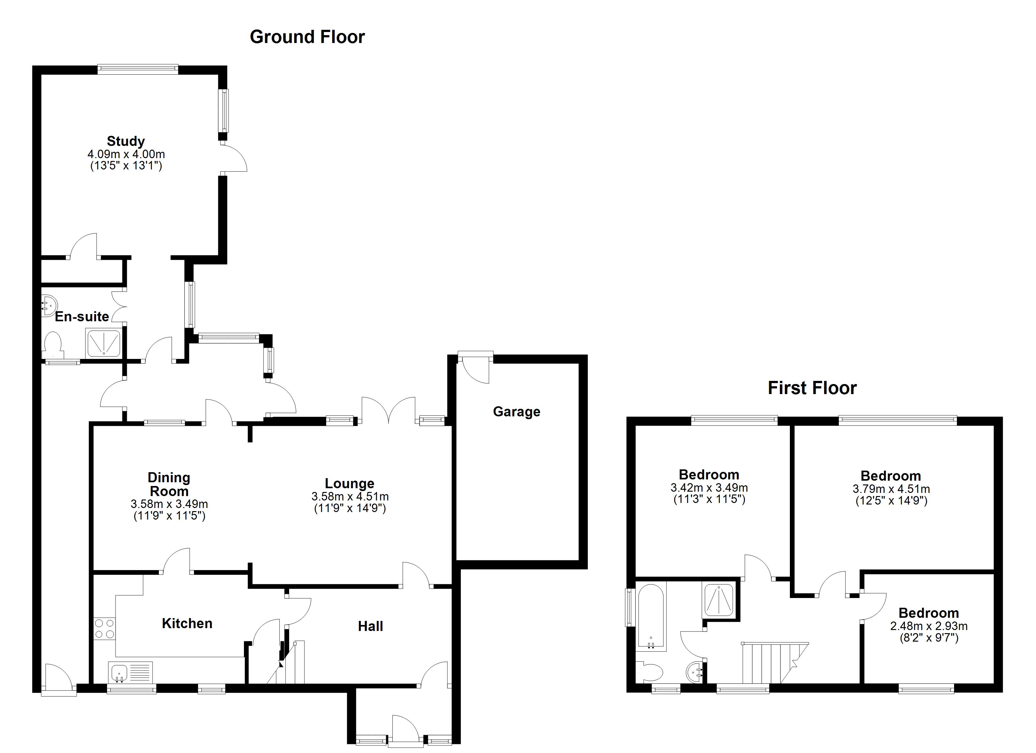 Floorplan for Berkswell Close, Solihull