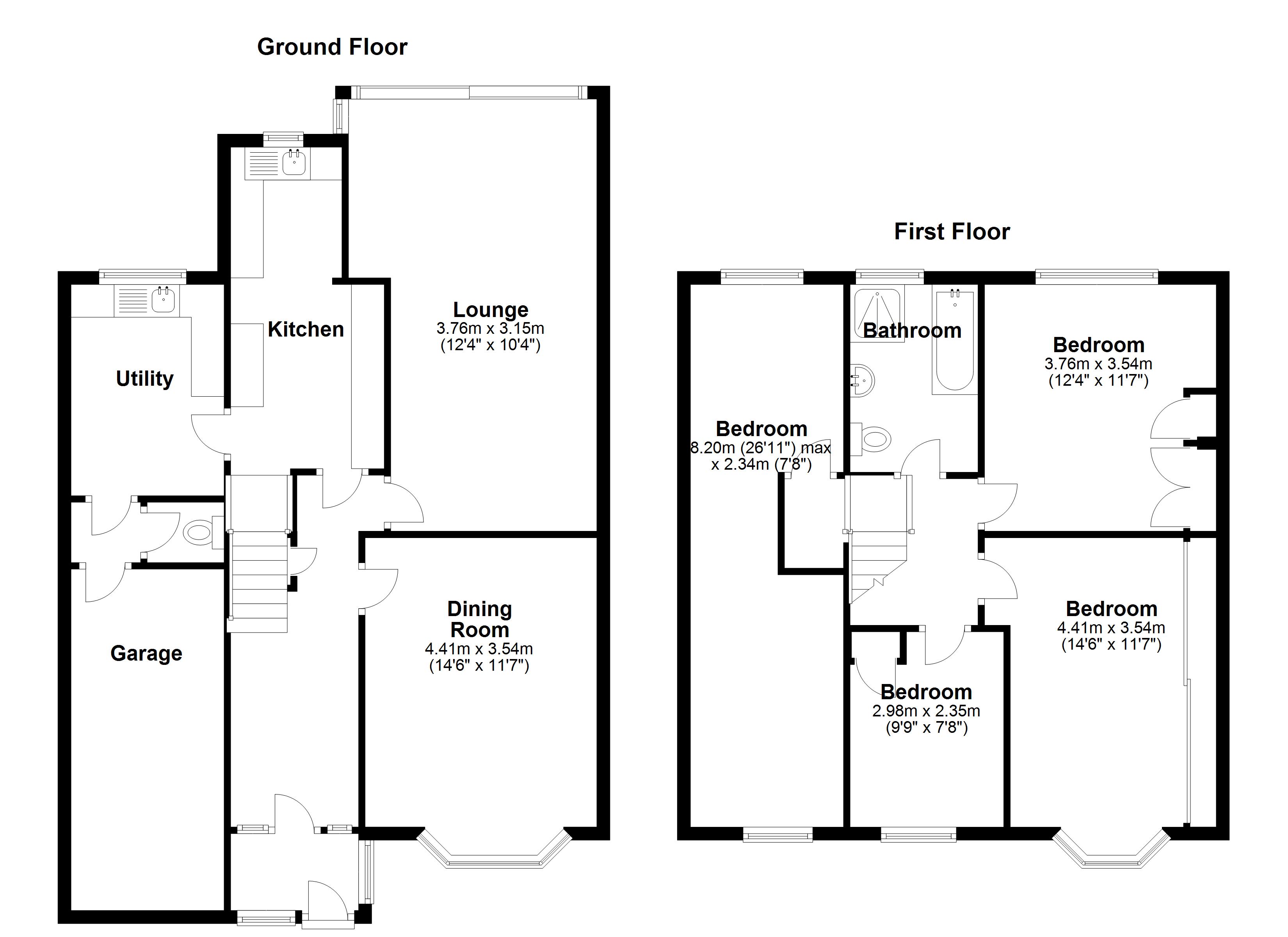 Floorplan for Cheltondale Road, Solihull