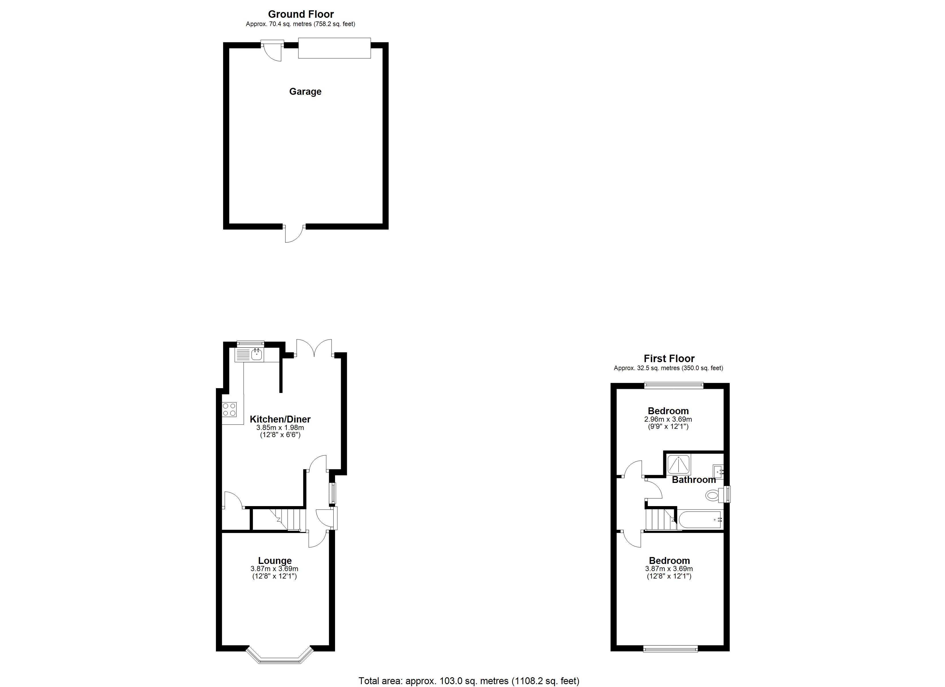 Floorplan for Richmond Road, Solihull