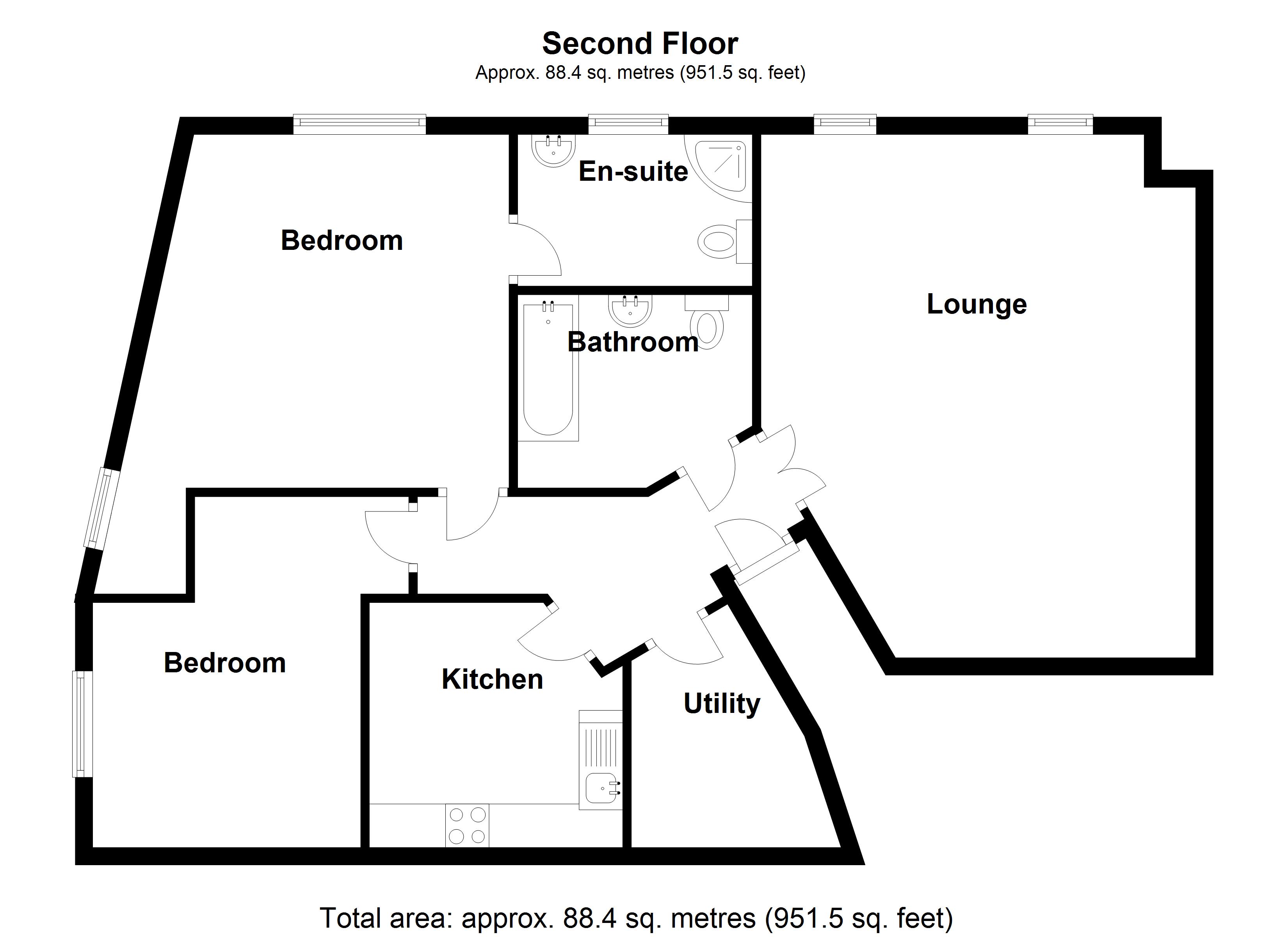 Floorplan for Earlswood House, Solihull