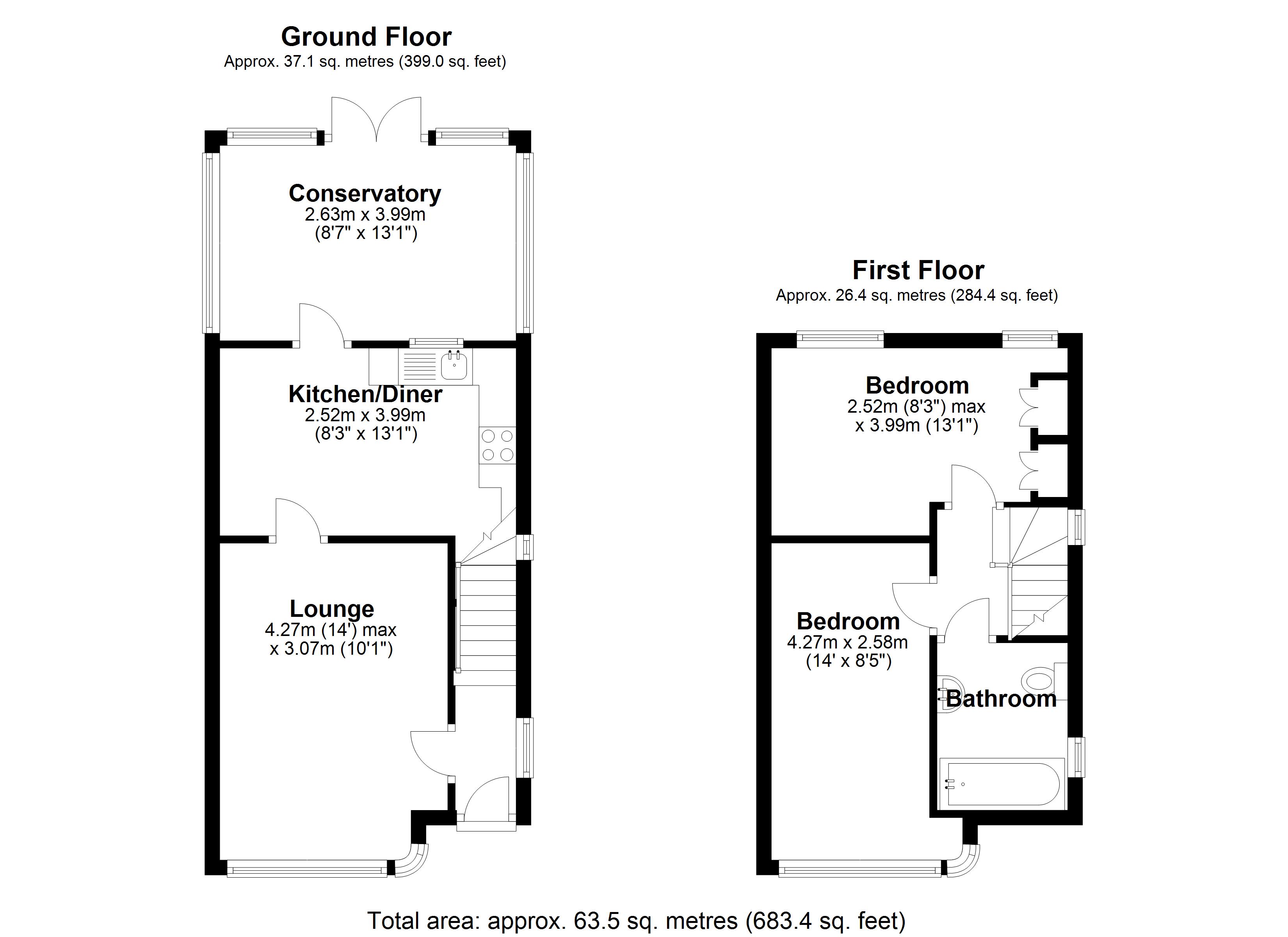 Floorplan for Castle Lane, Solihull