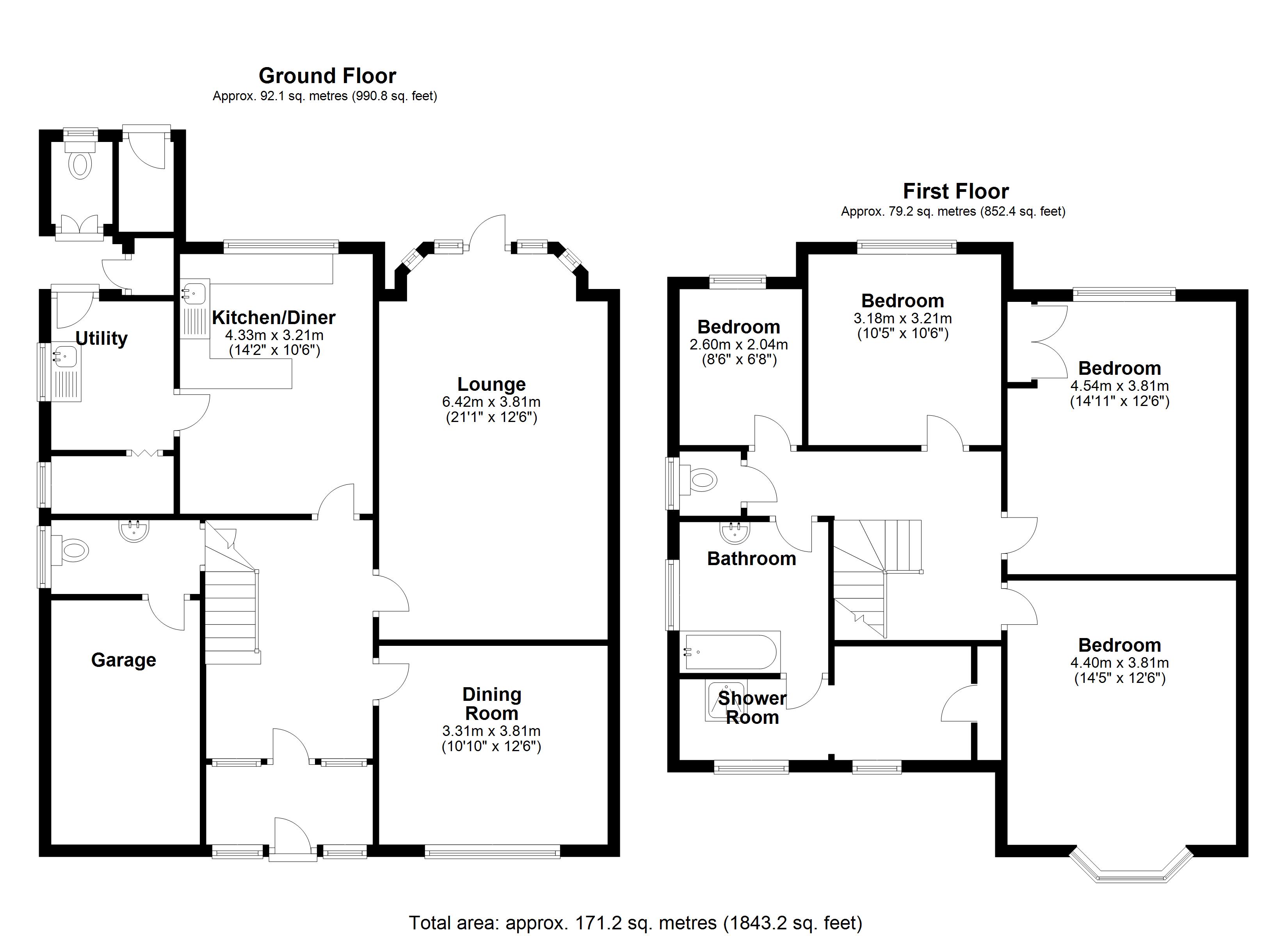 Floorplan for Streetsbrook Road, Solihull