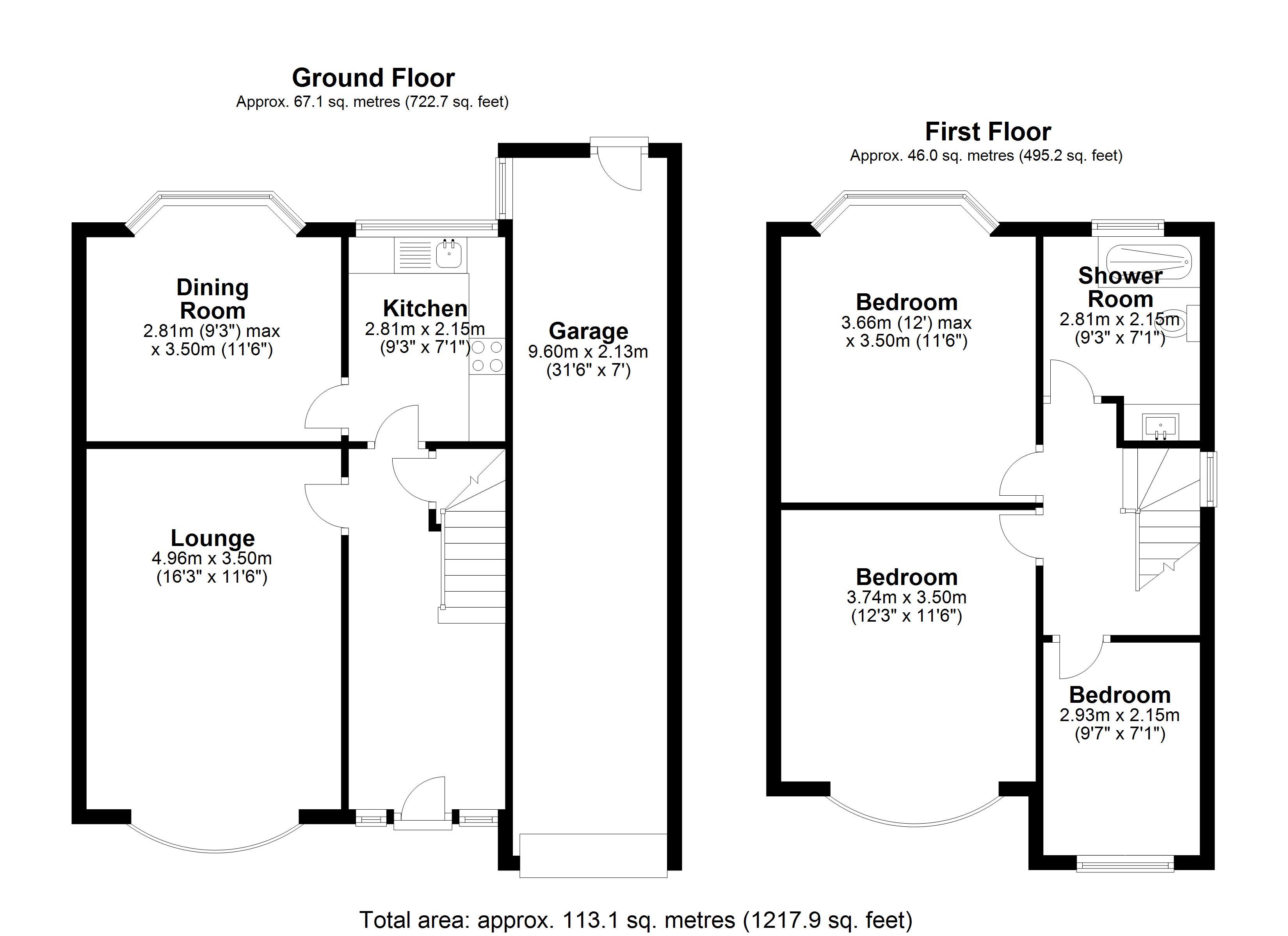 Floorplan for Coverdale Road, Solihull