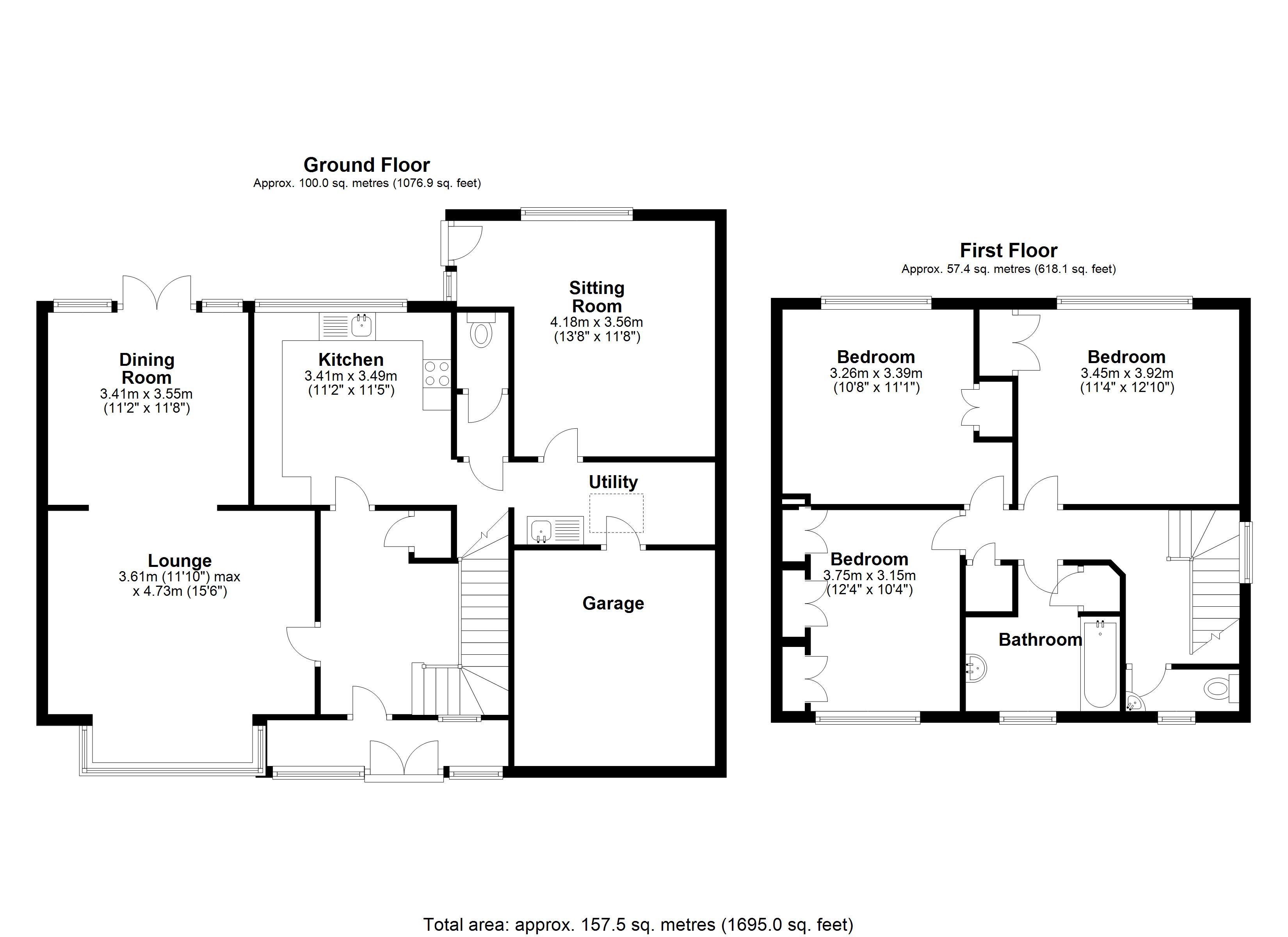 Floorplan for Woodchester Road, Solihull