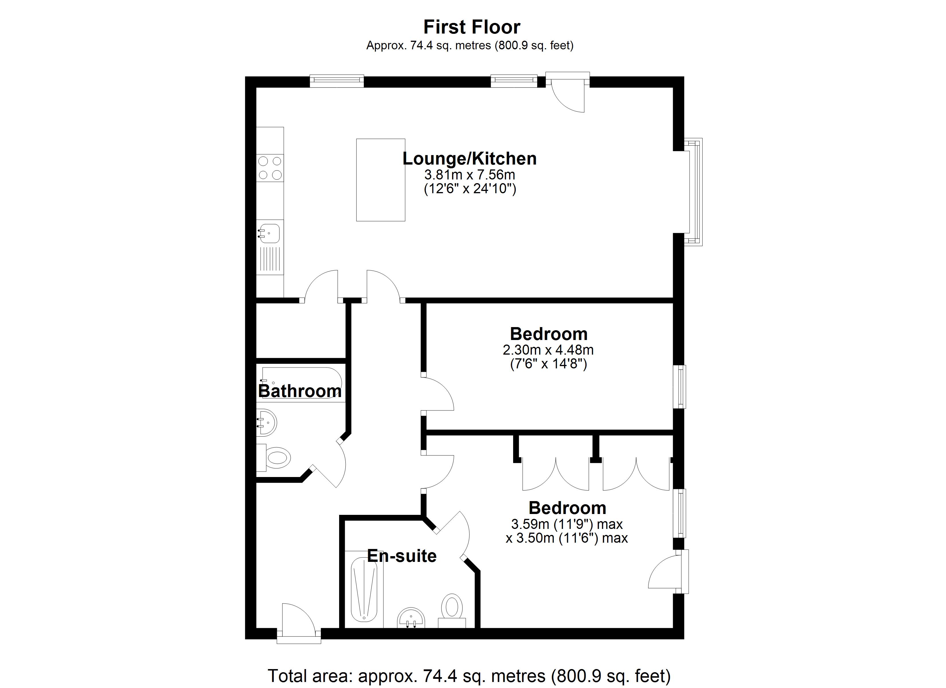 Floorplan for Union Road, Solihull