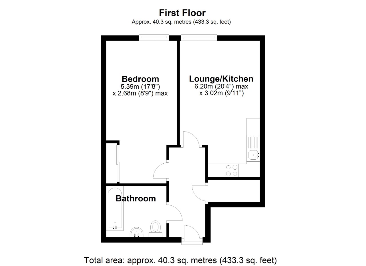 Floorplan for Olton Court, Solihull