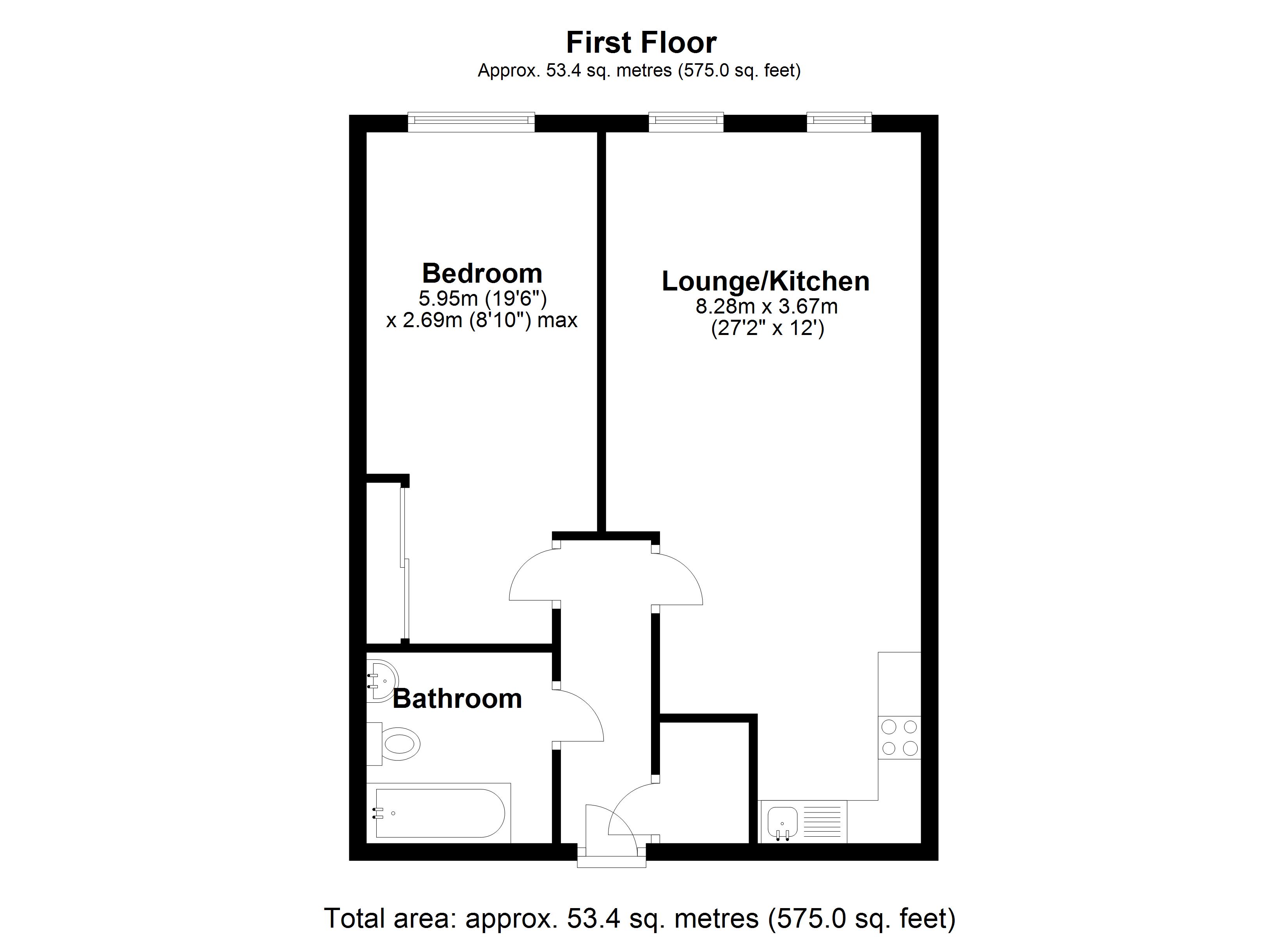 Floorplan for Olton Court, Solihull