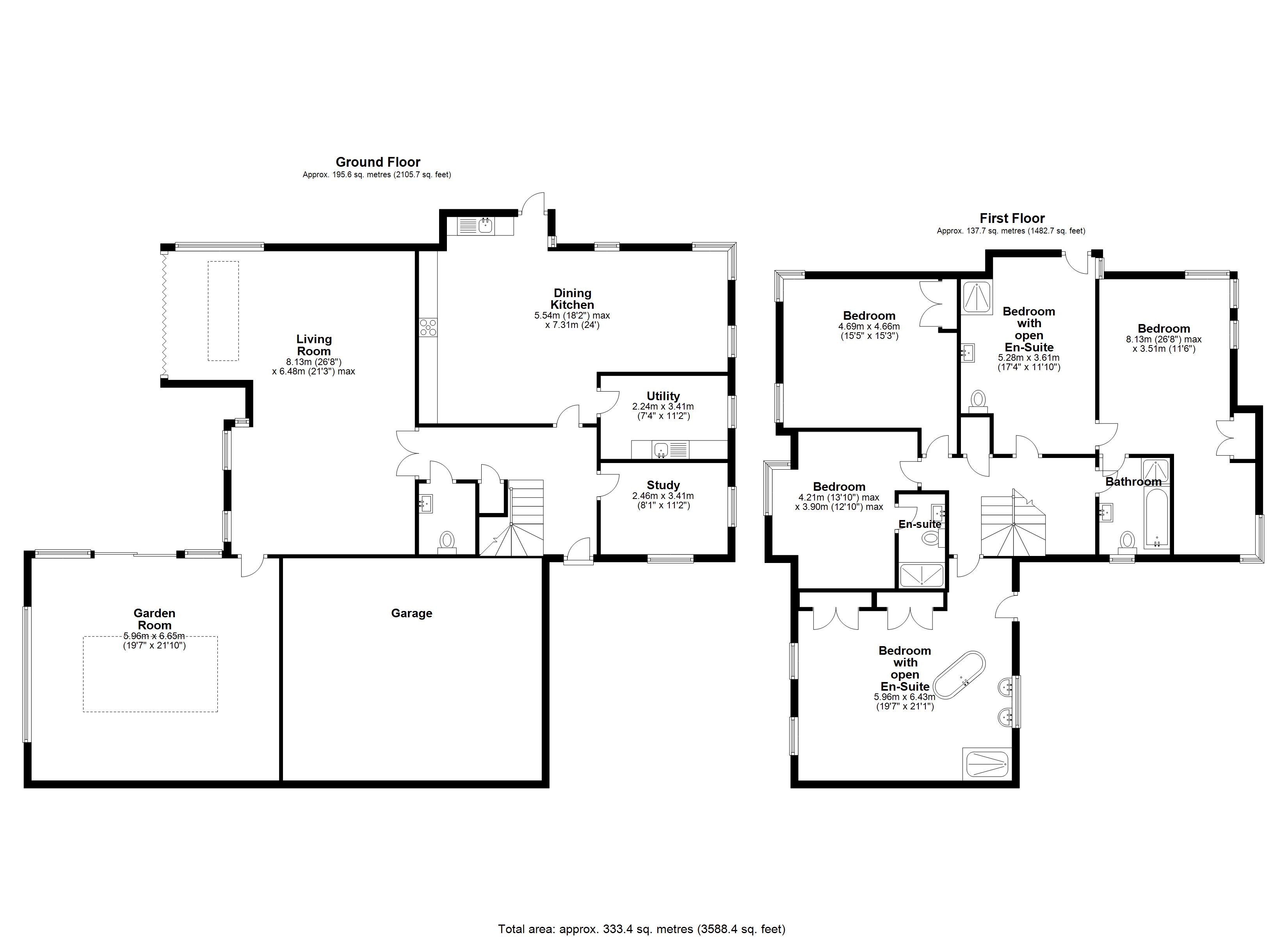 Floorplan for Woodshires Road, Solihull