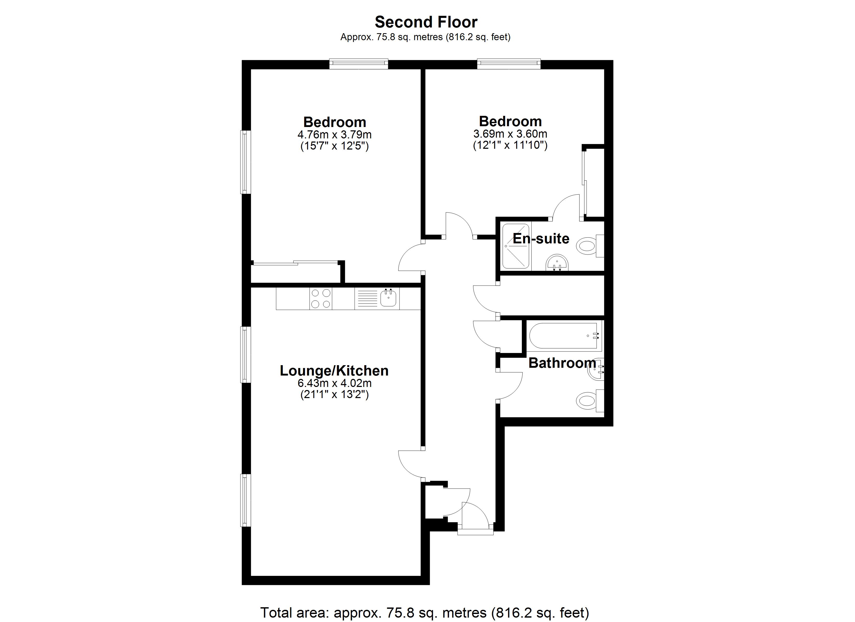 Floorplan for South Terrace, Solihull
