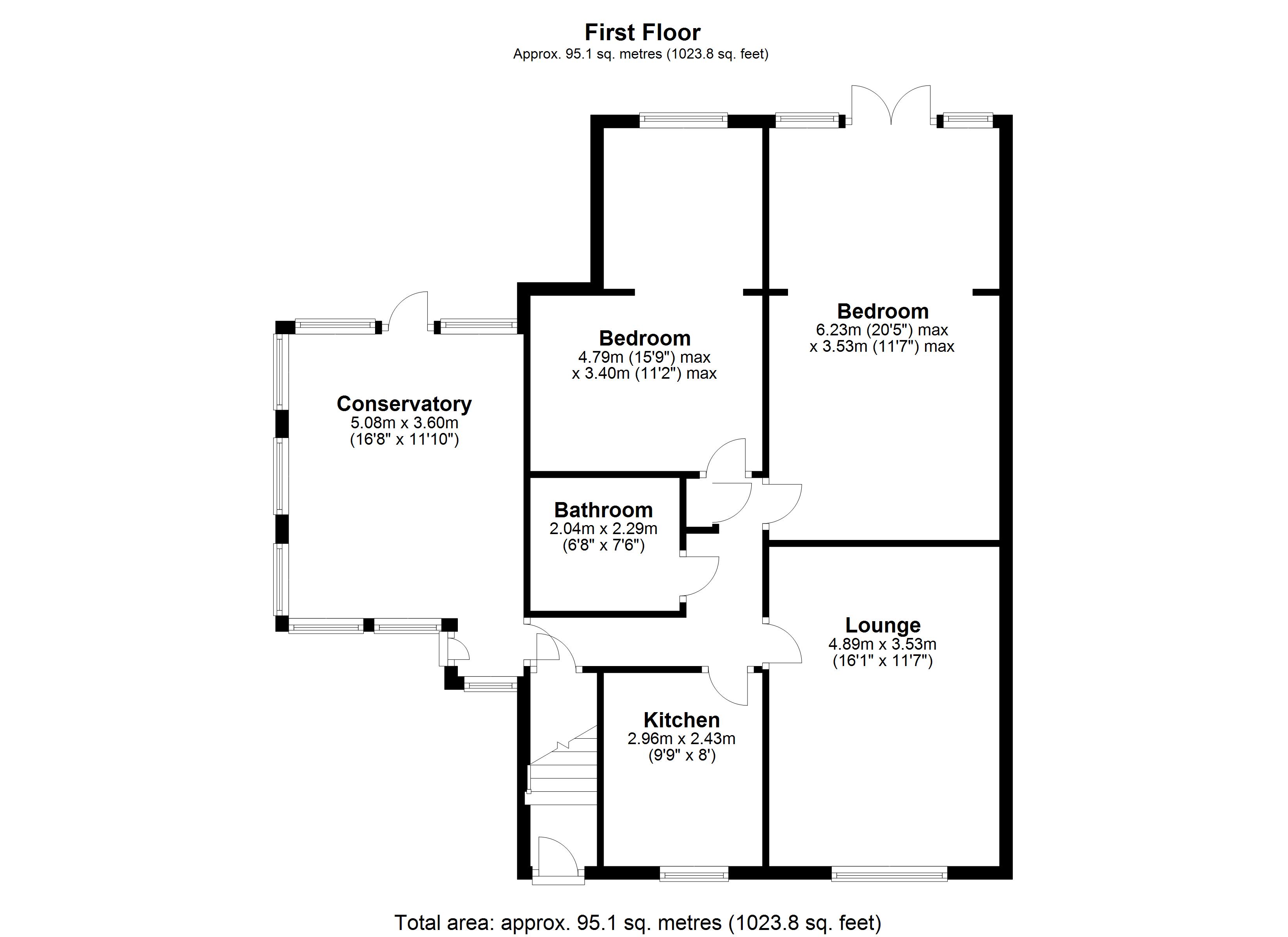 Floorplan for Rolan Drive, Solihull