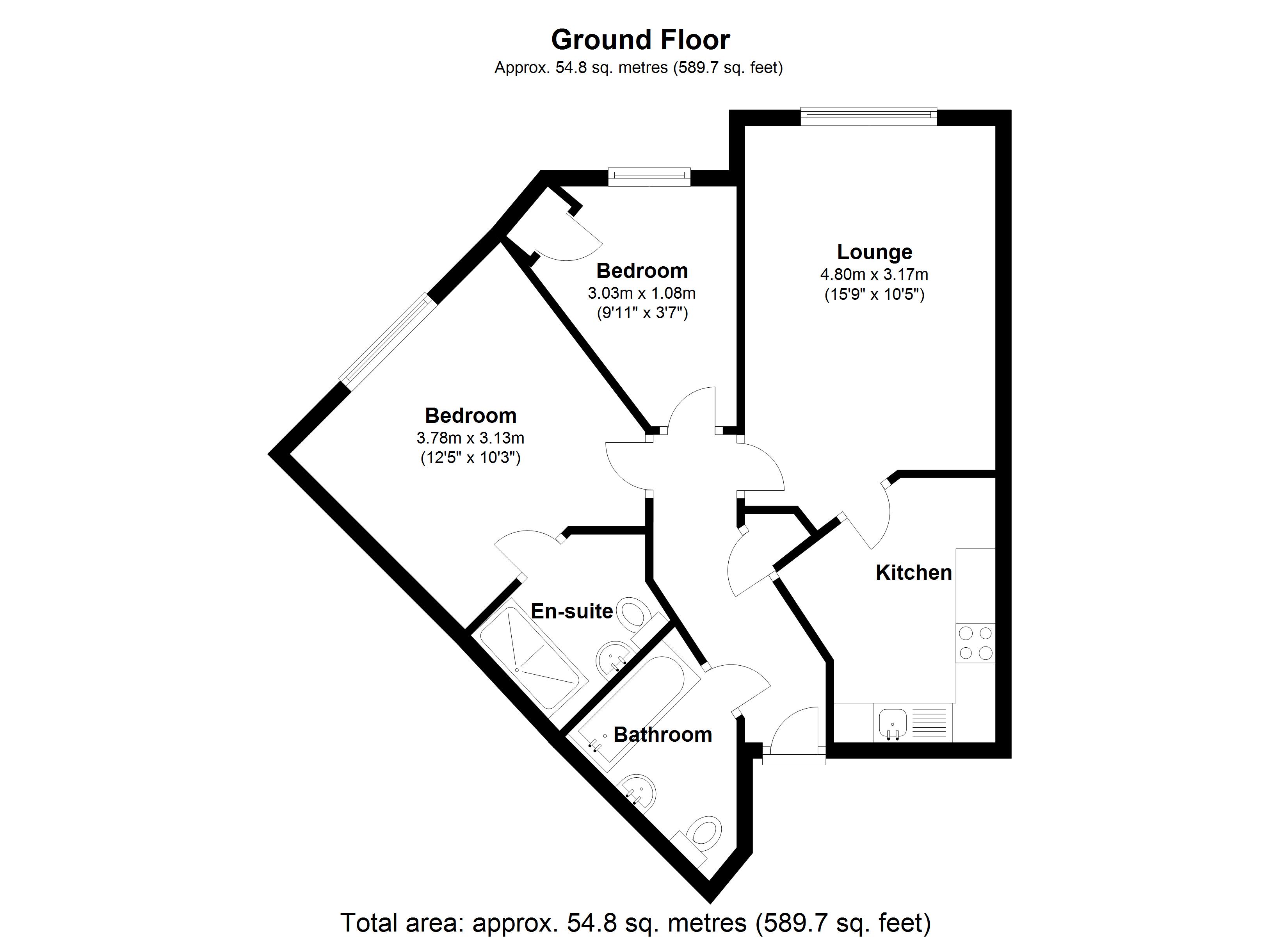 Floorplan for Brook House, Solihull