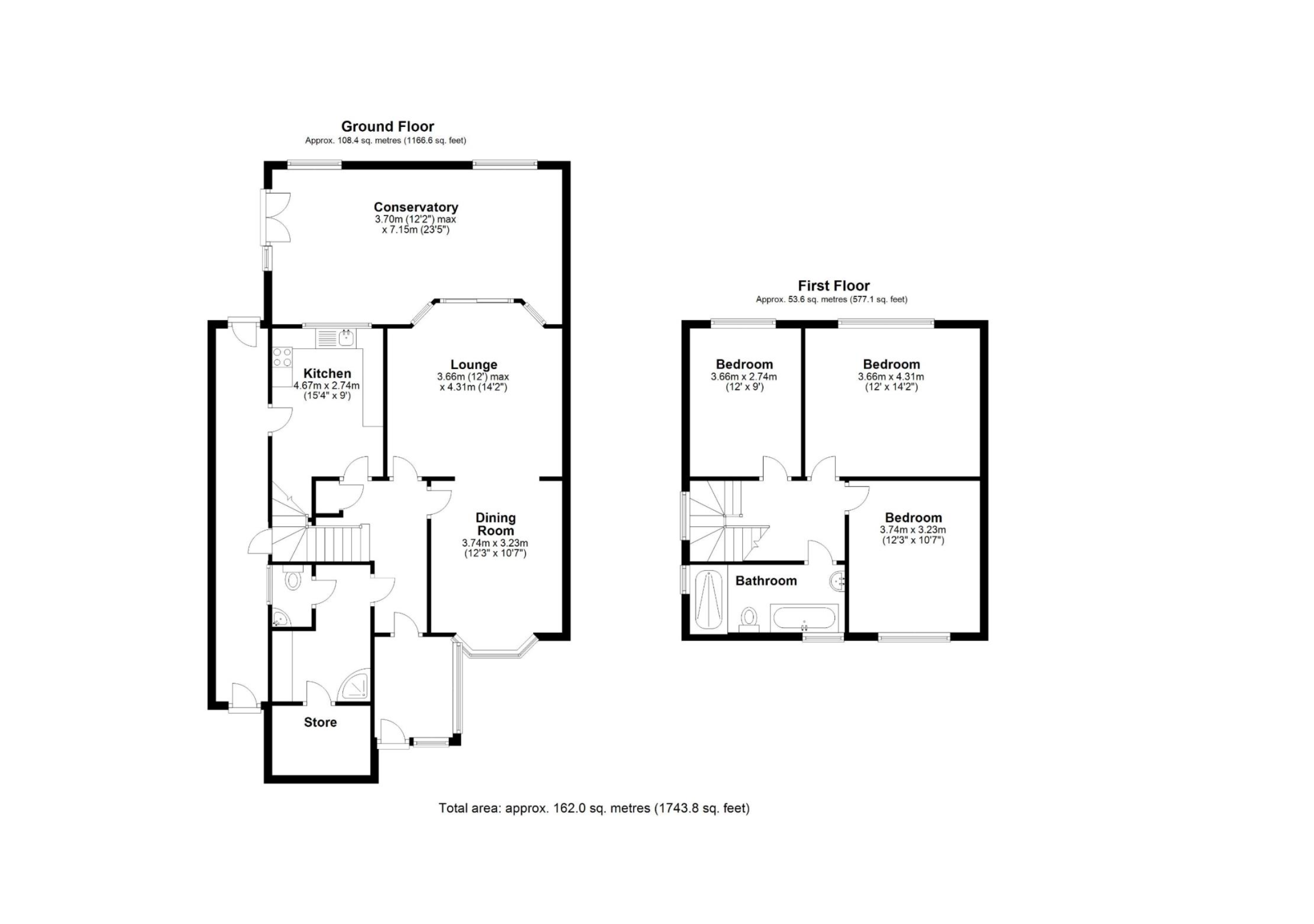 Floorplan for Hobs Moat Road, Solihull